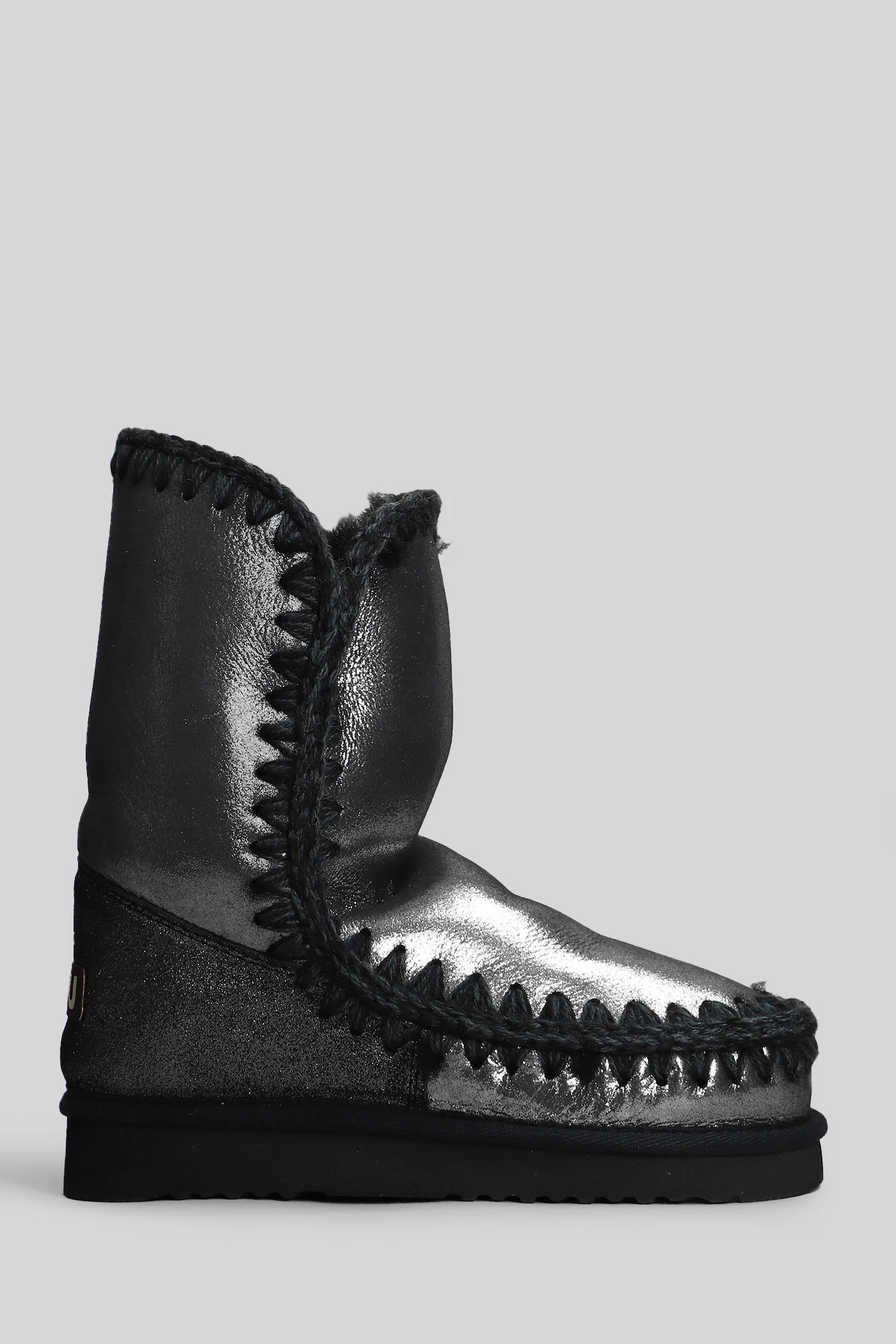 Eskimo 24 low heels Ankle boots in black glitter