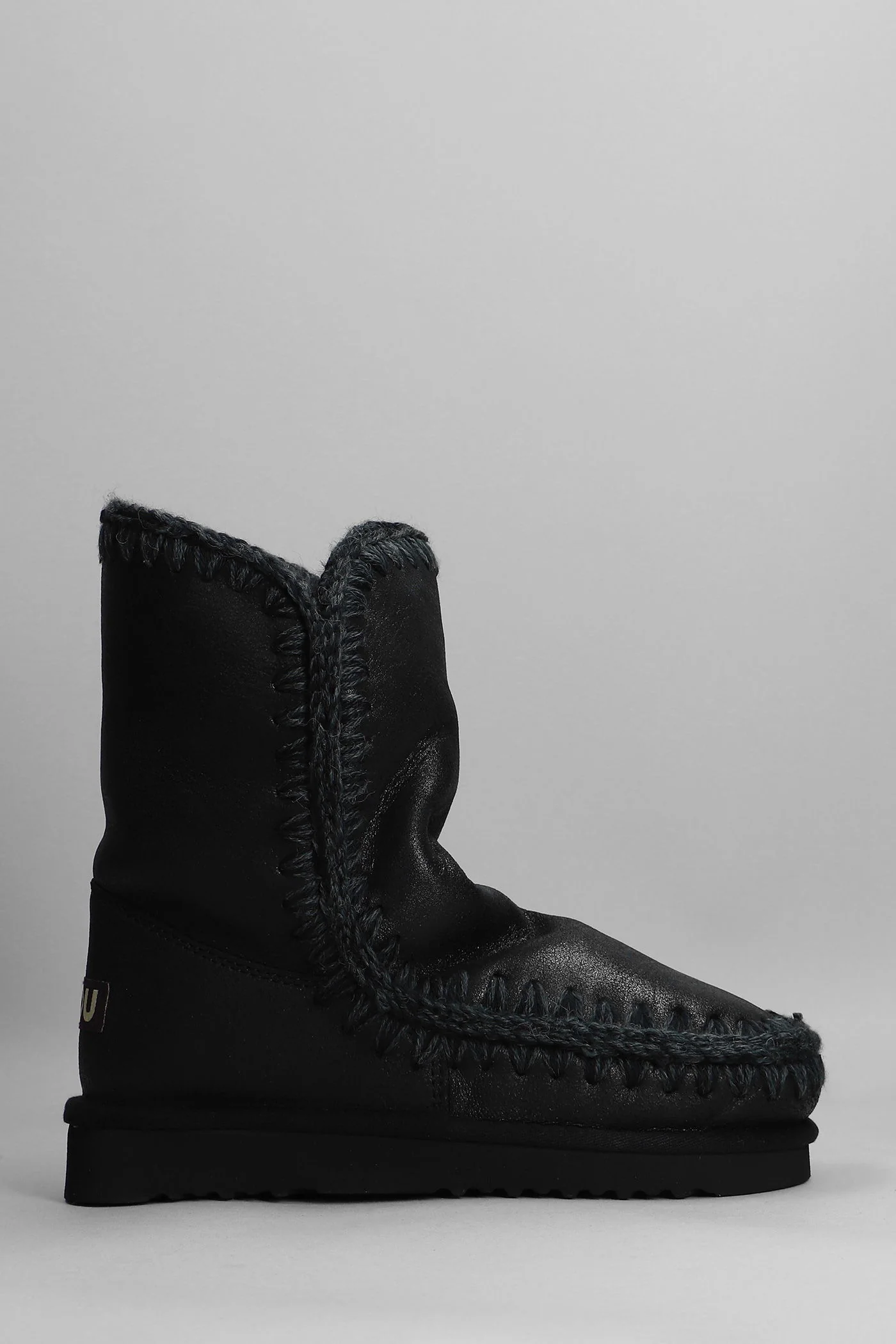 Eskimo 24 low heels Ankle boots in black leather