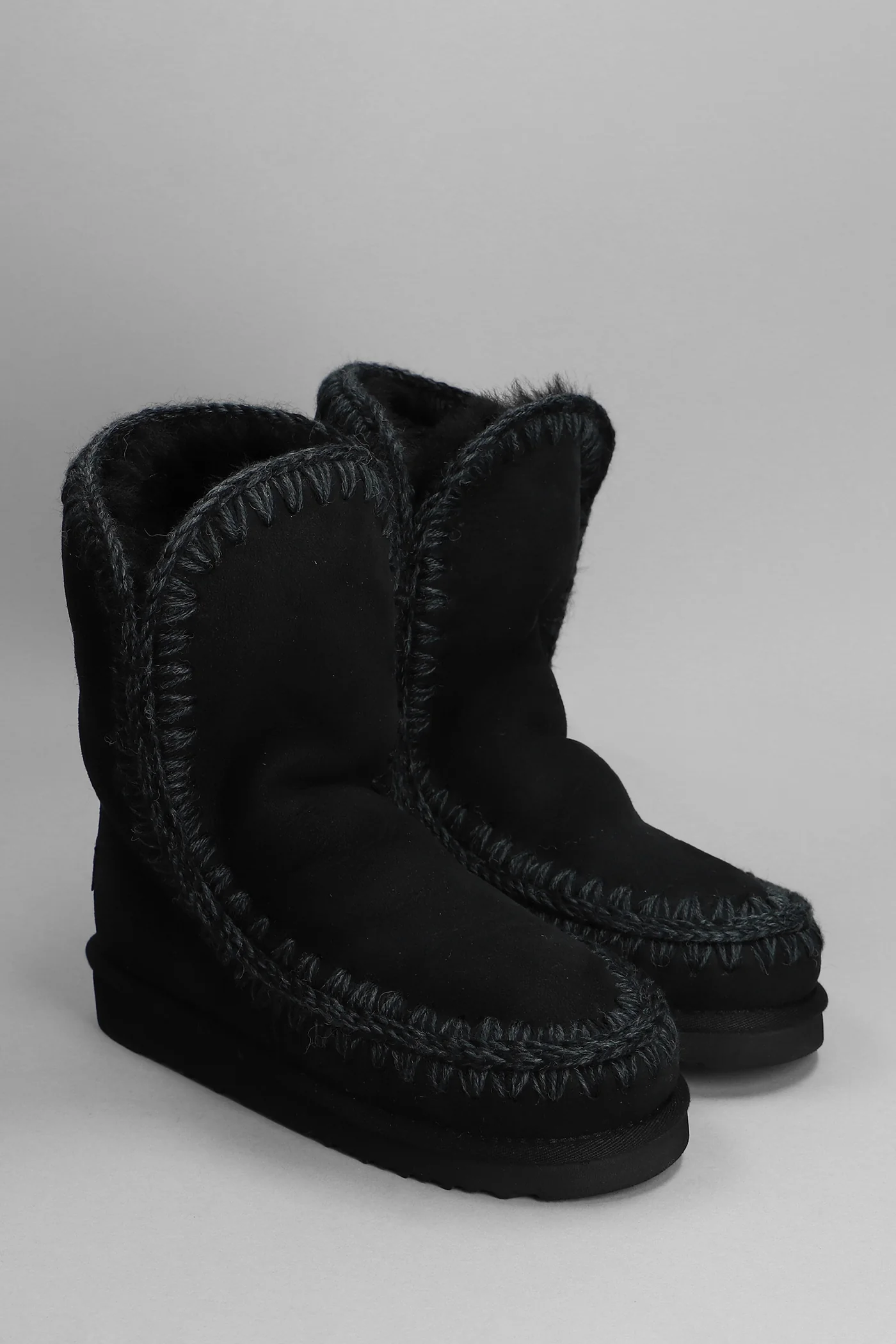 Eskimo 24 low heels Ankle boots in black suede - Image 2