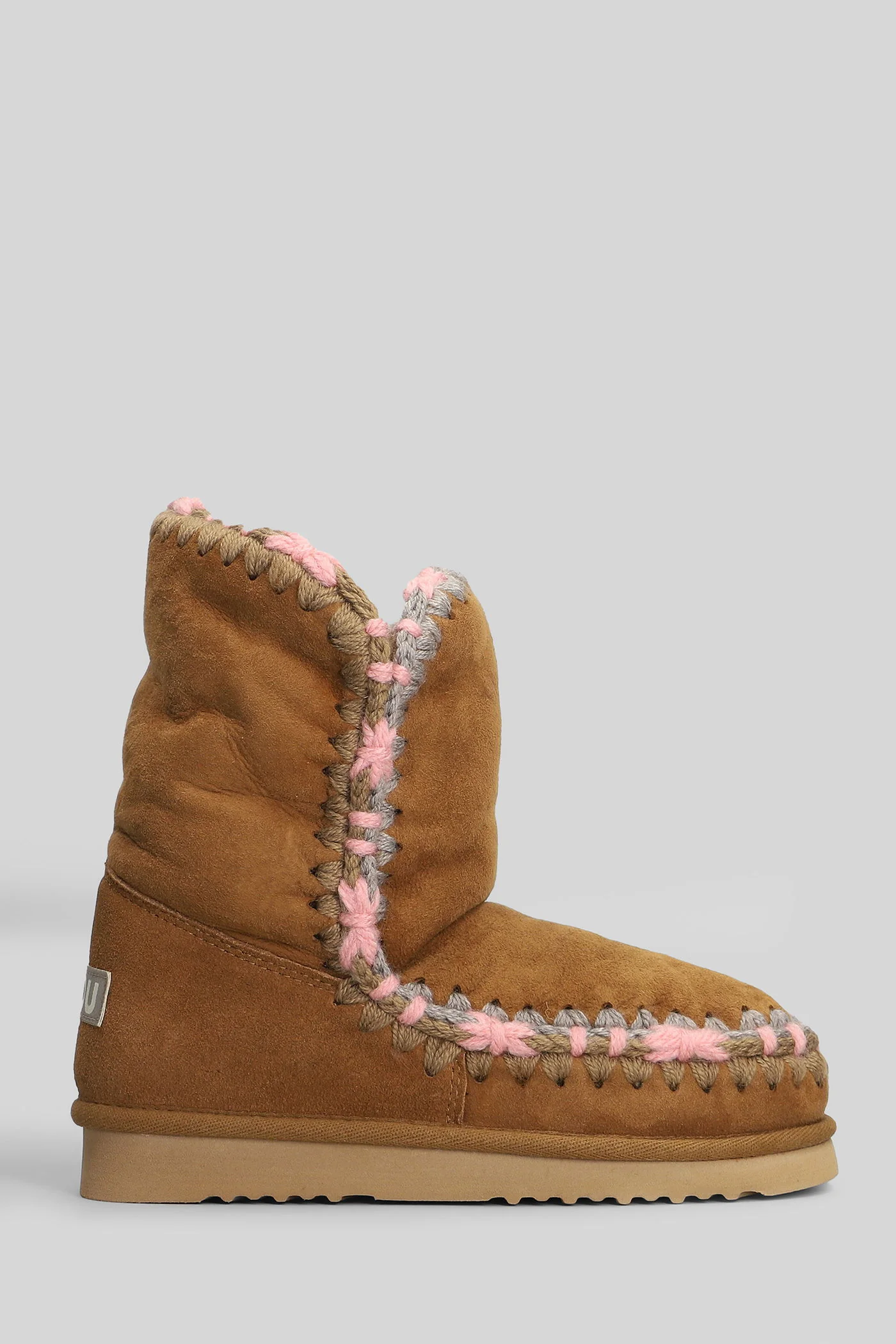 Eskimo 24 low heels Ankle boots in brown suede