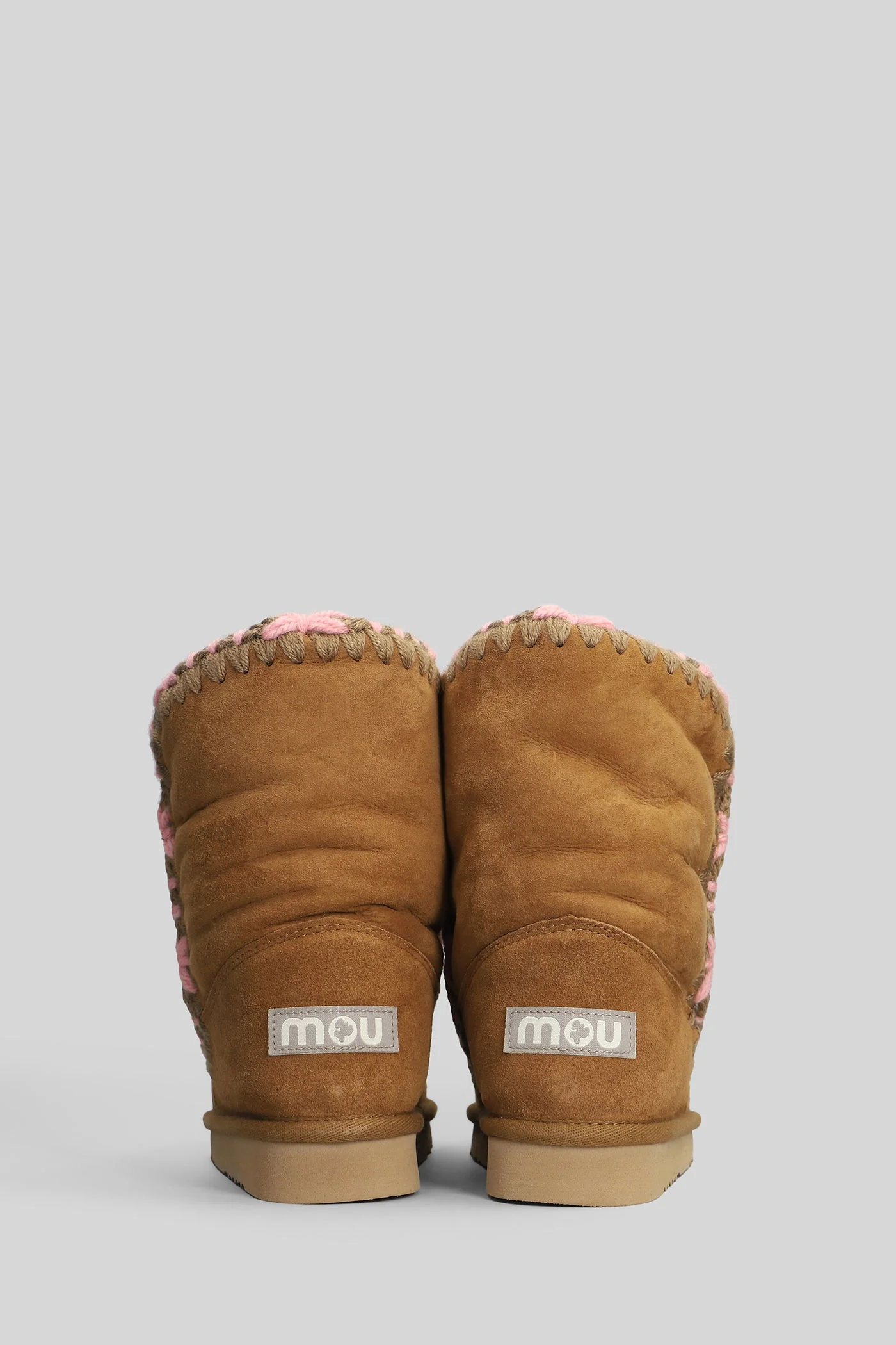 Eskimo 24 low heels Ankle boots in brown suede - Image 4
