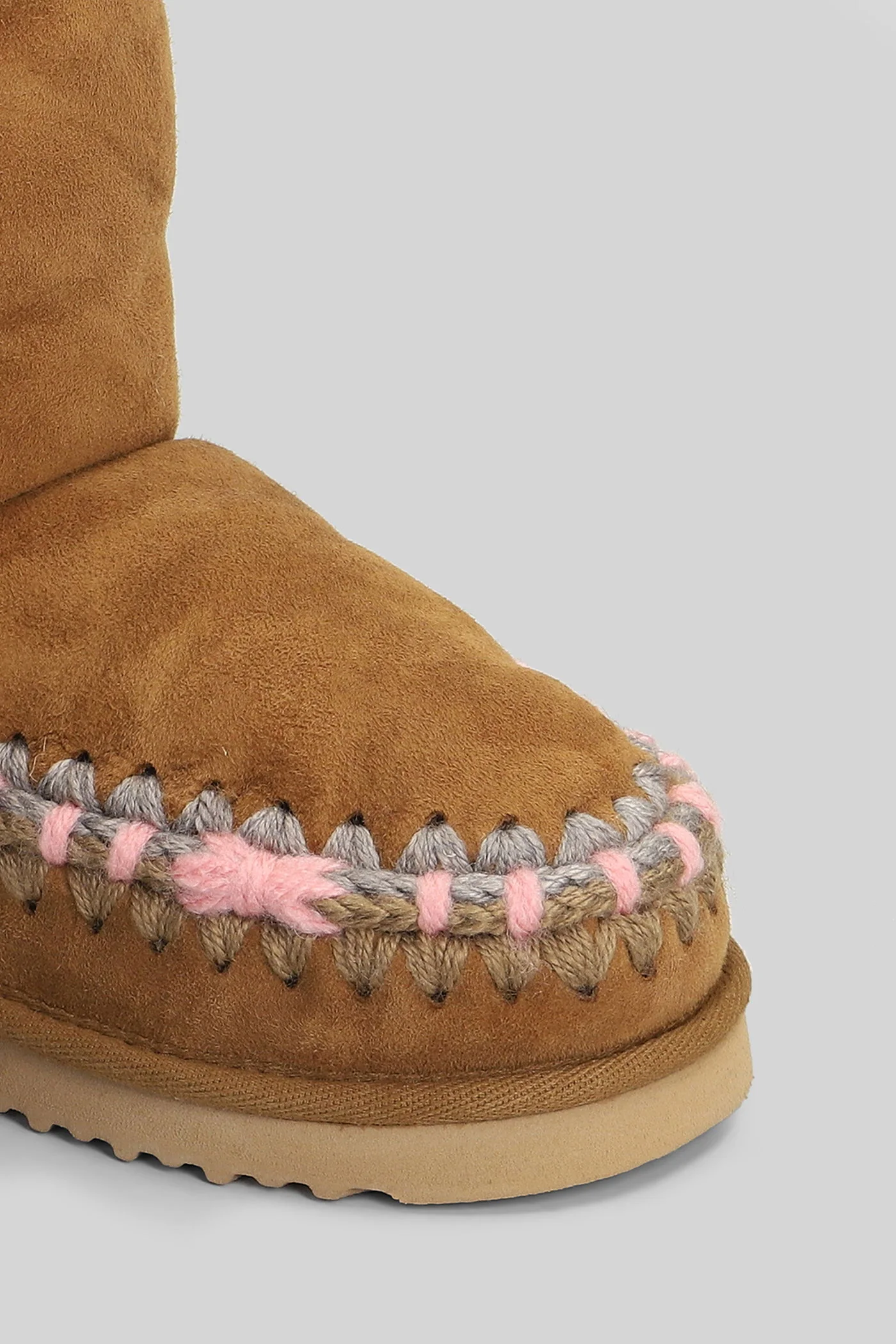 Eskimo 24 low heels Ankle boots in brown suede - Image 5