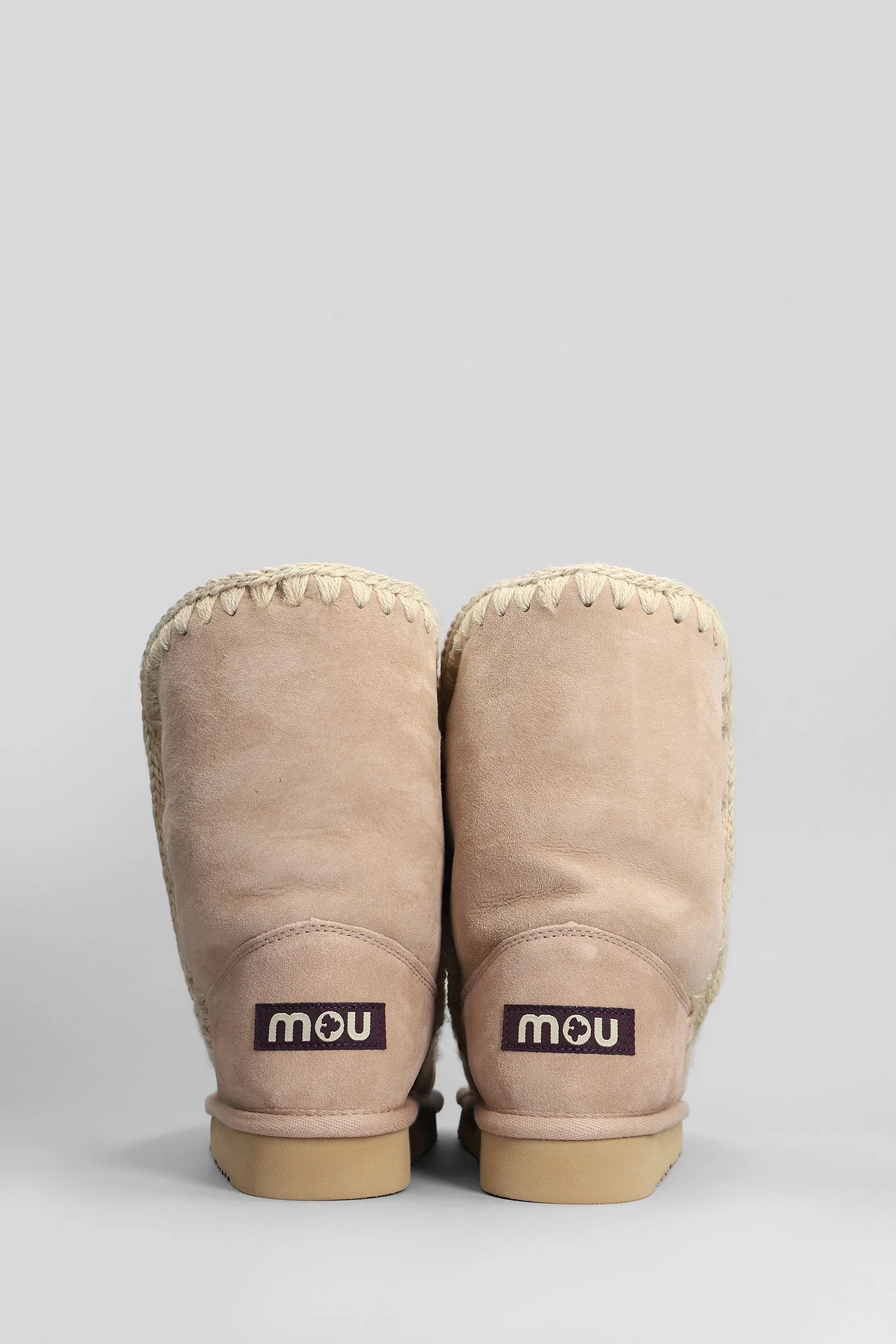 Eskimo 24 low heels Ankle boots in Camel suede - Image 4