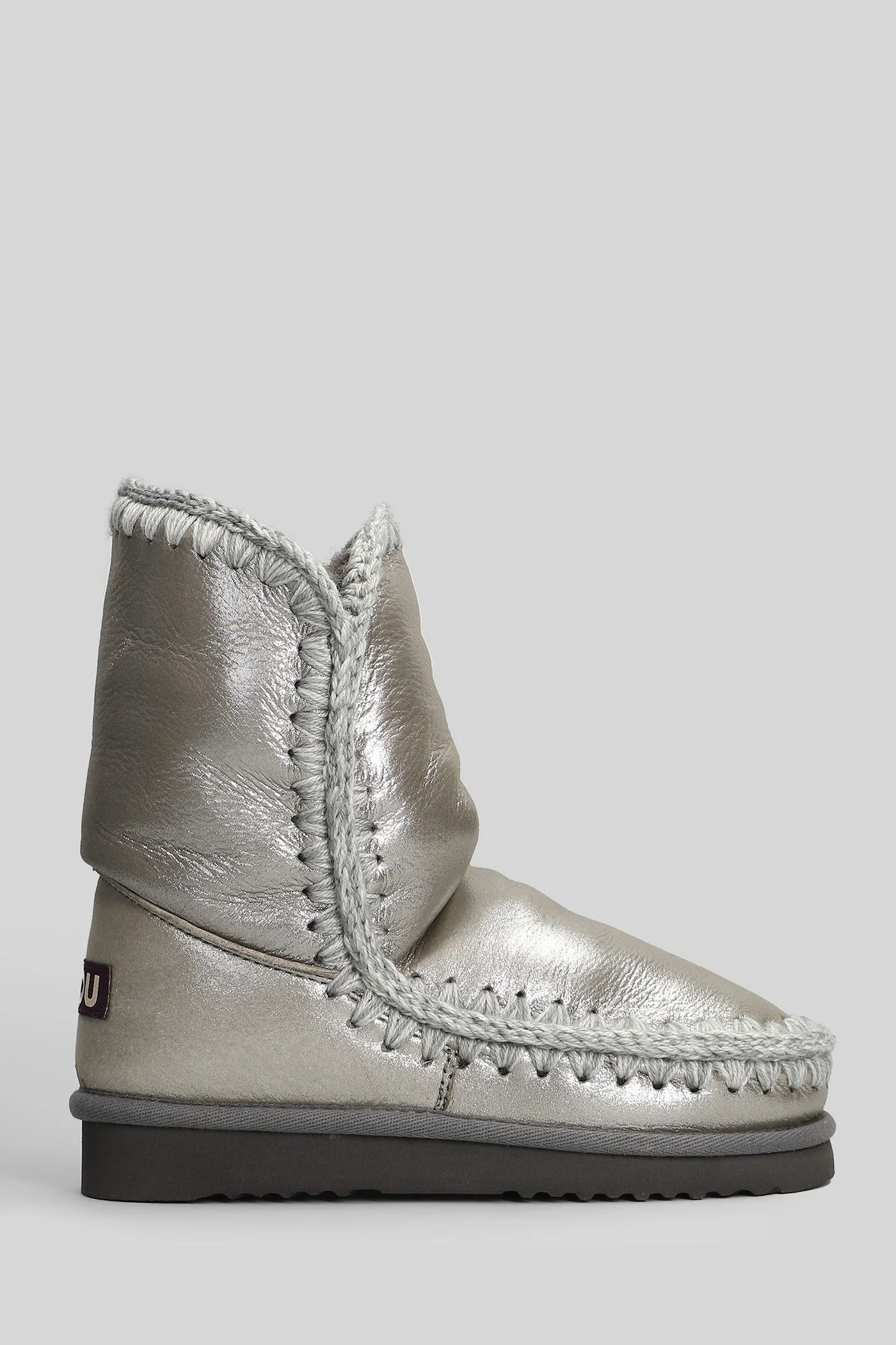 Eskimo 24 low heels Ankle boots in grey glitter