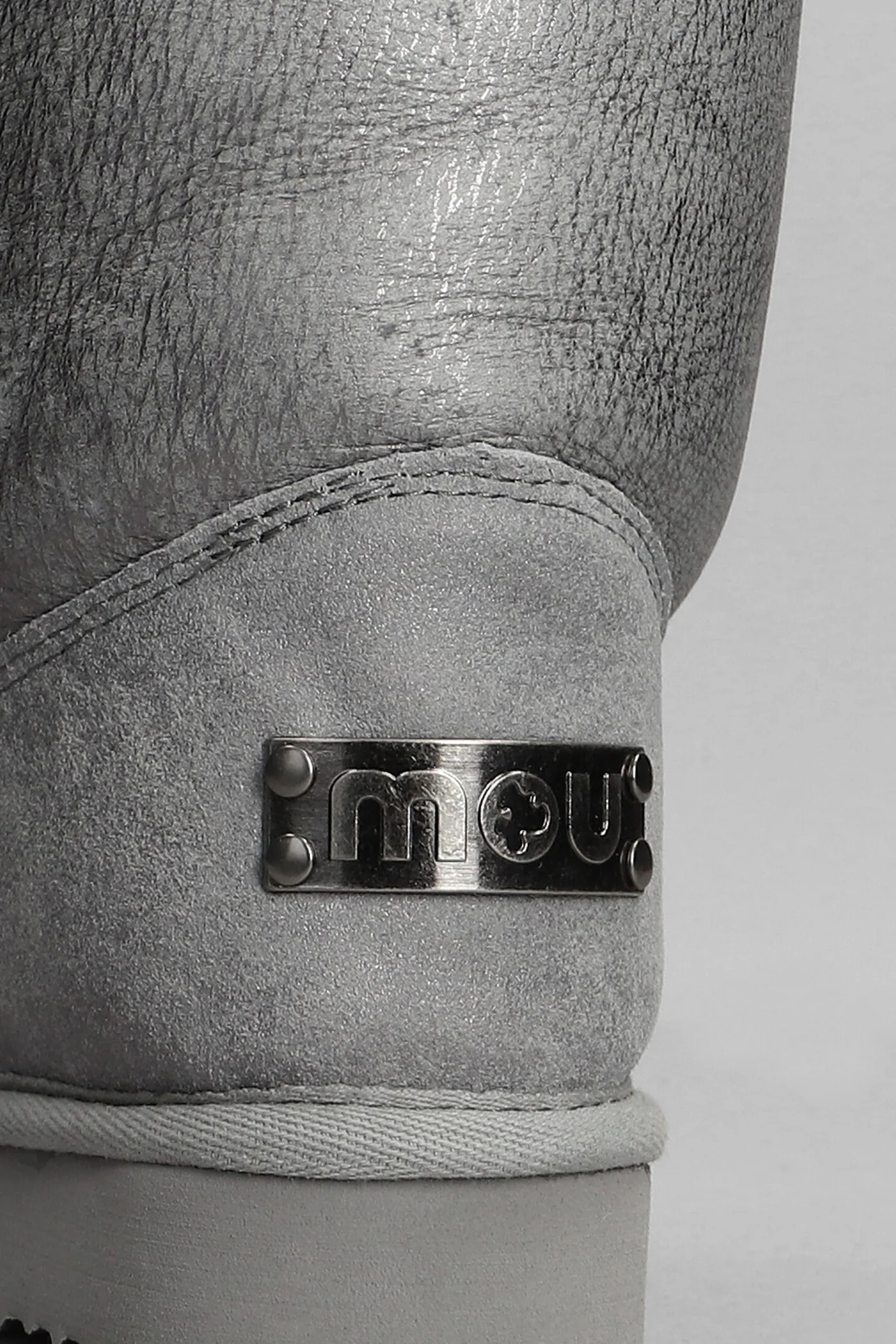 Eskimo 24 low heels Ankle boots in silver glitter - Image 5