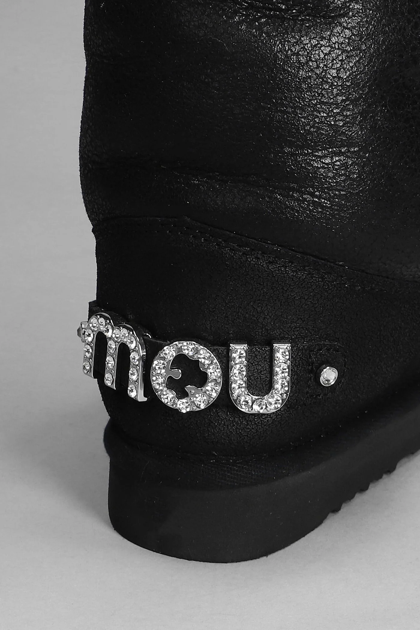 Eskimo 40 low heels boots in black leather - Image 5