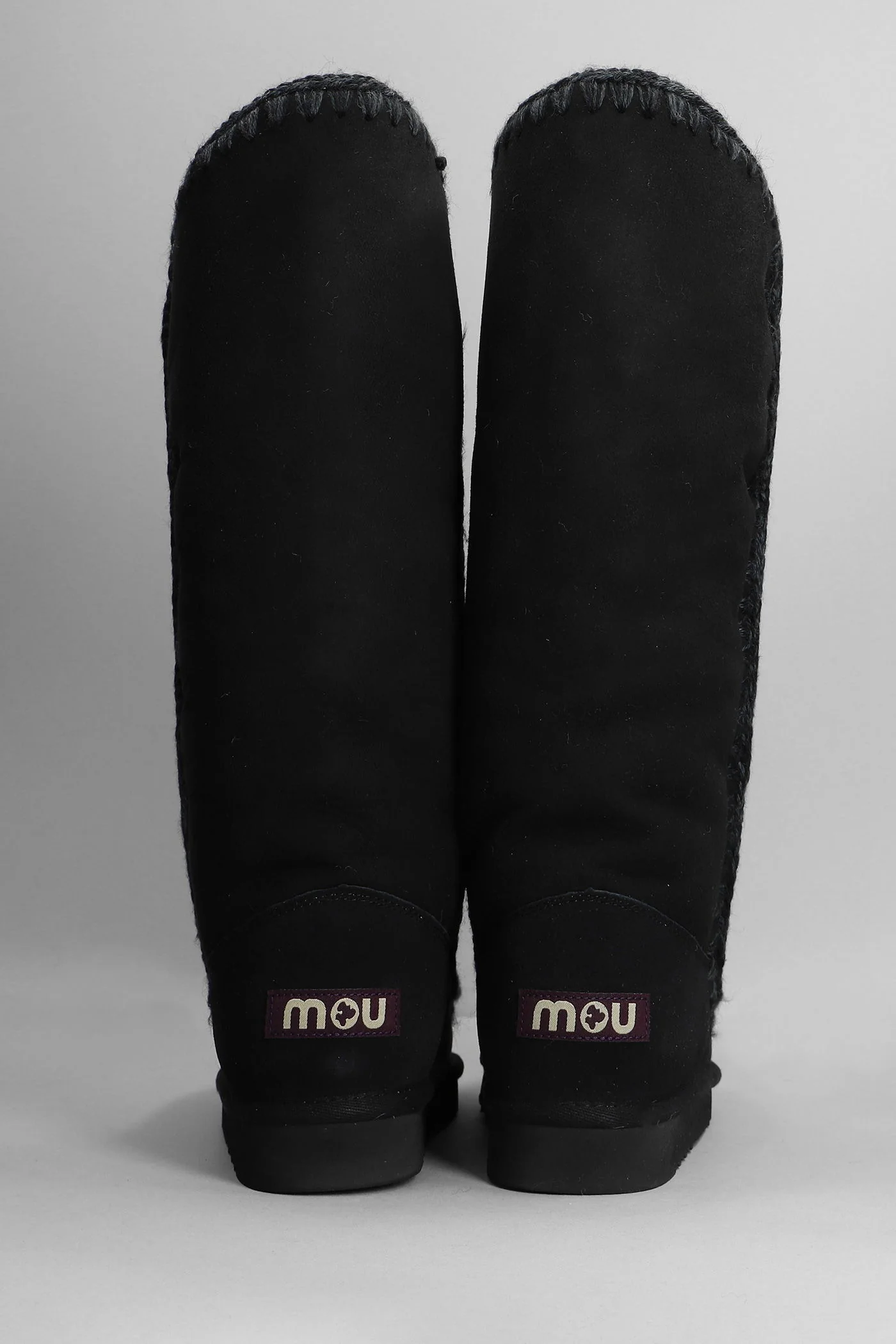 Eskimo 40 low heels boots in black suede - Image 4