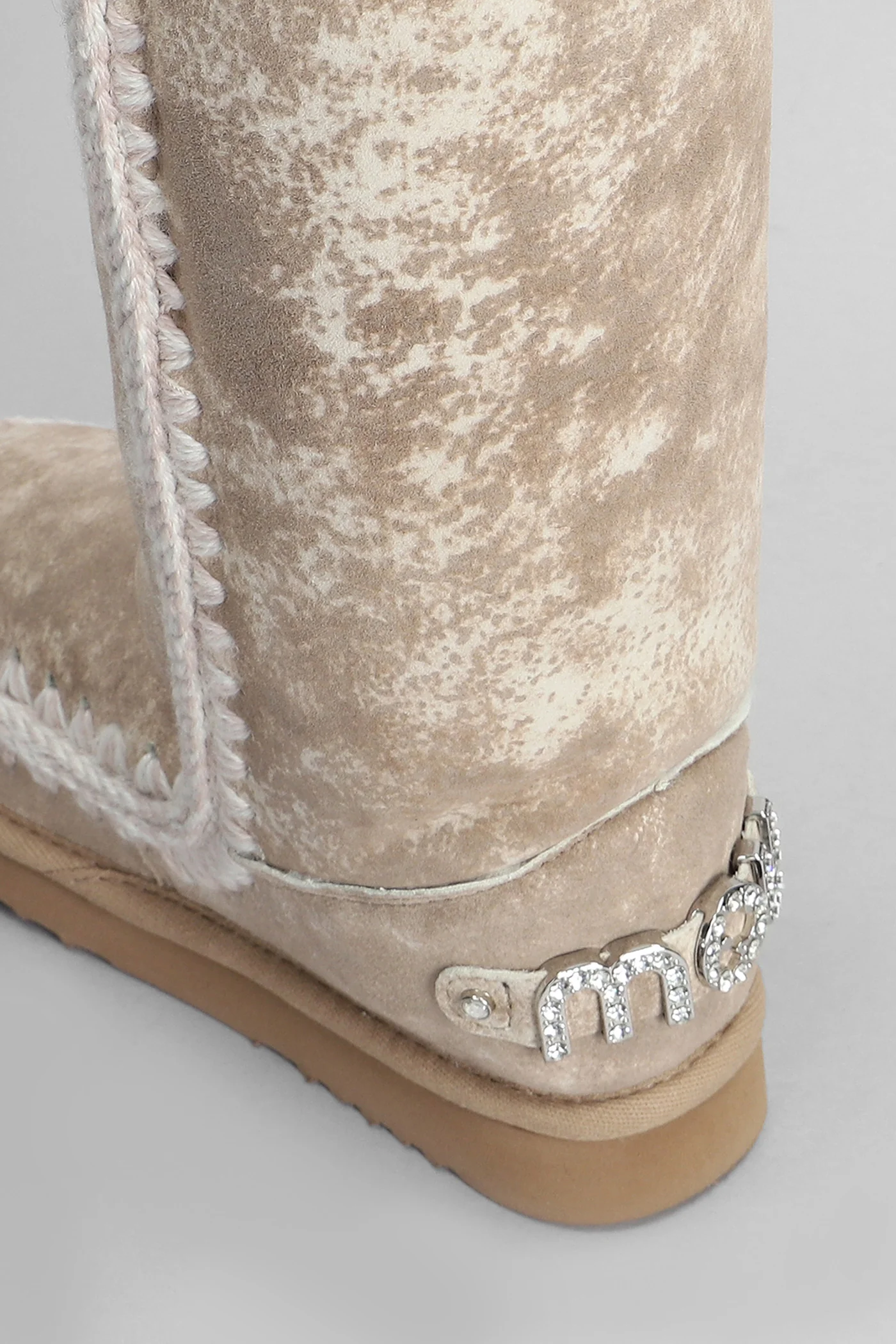Eskimo 40 low heels boots in Camel leather - Image 5