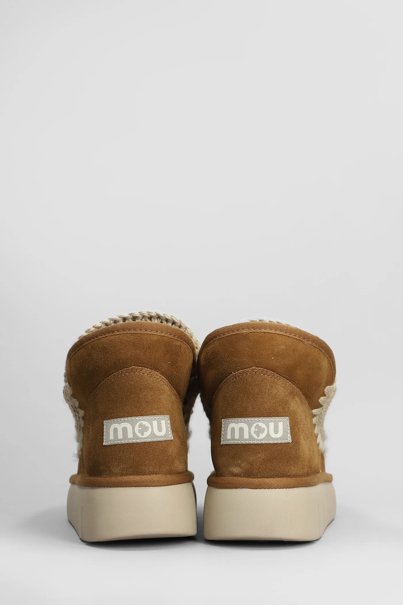 Eskimo bounce low heels Ankle boots in brown suede - Image 4