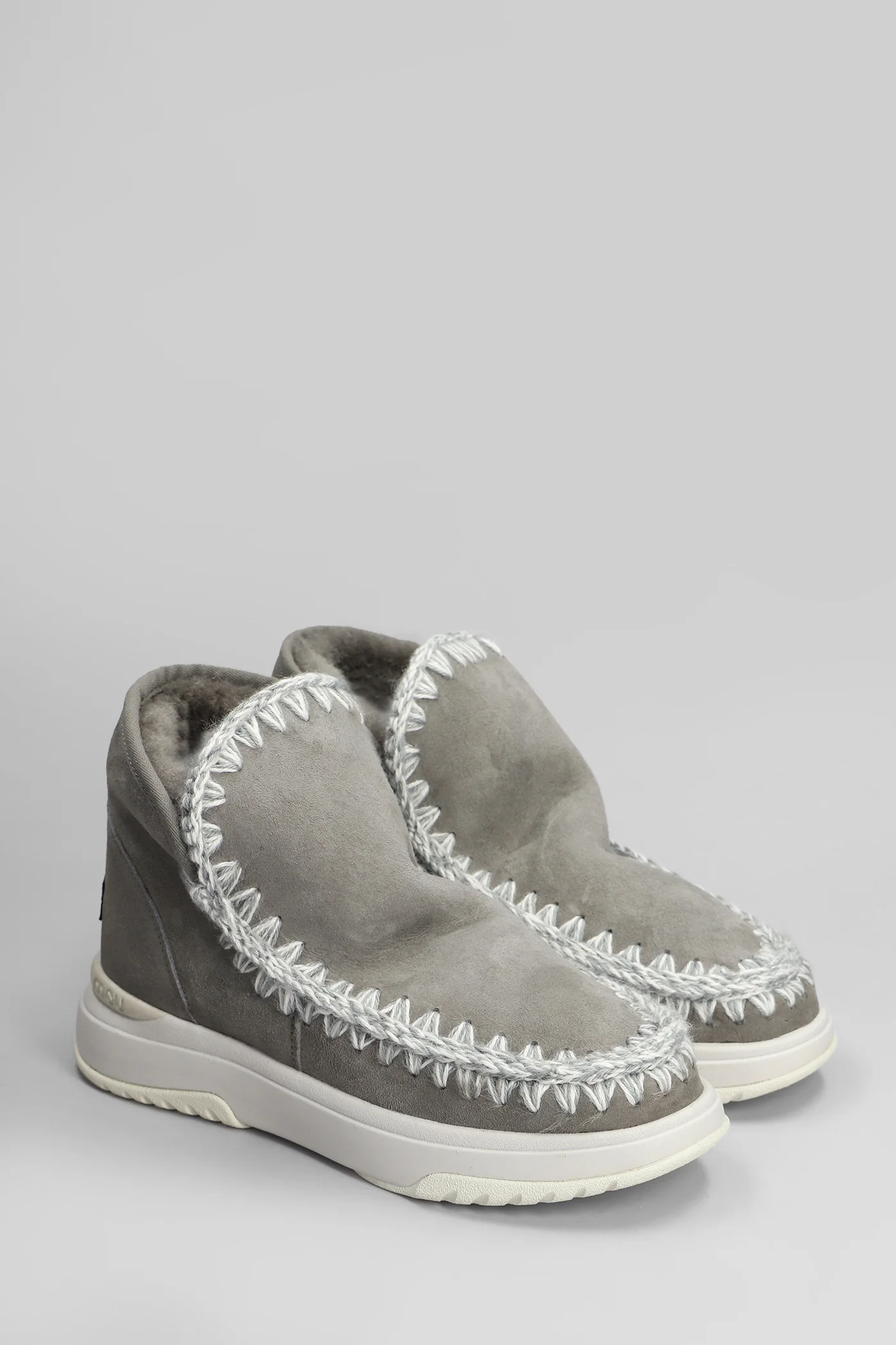 Eskimo jogger Sneakers in grey suede - Image 2