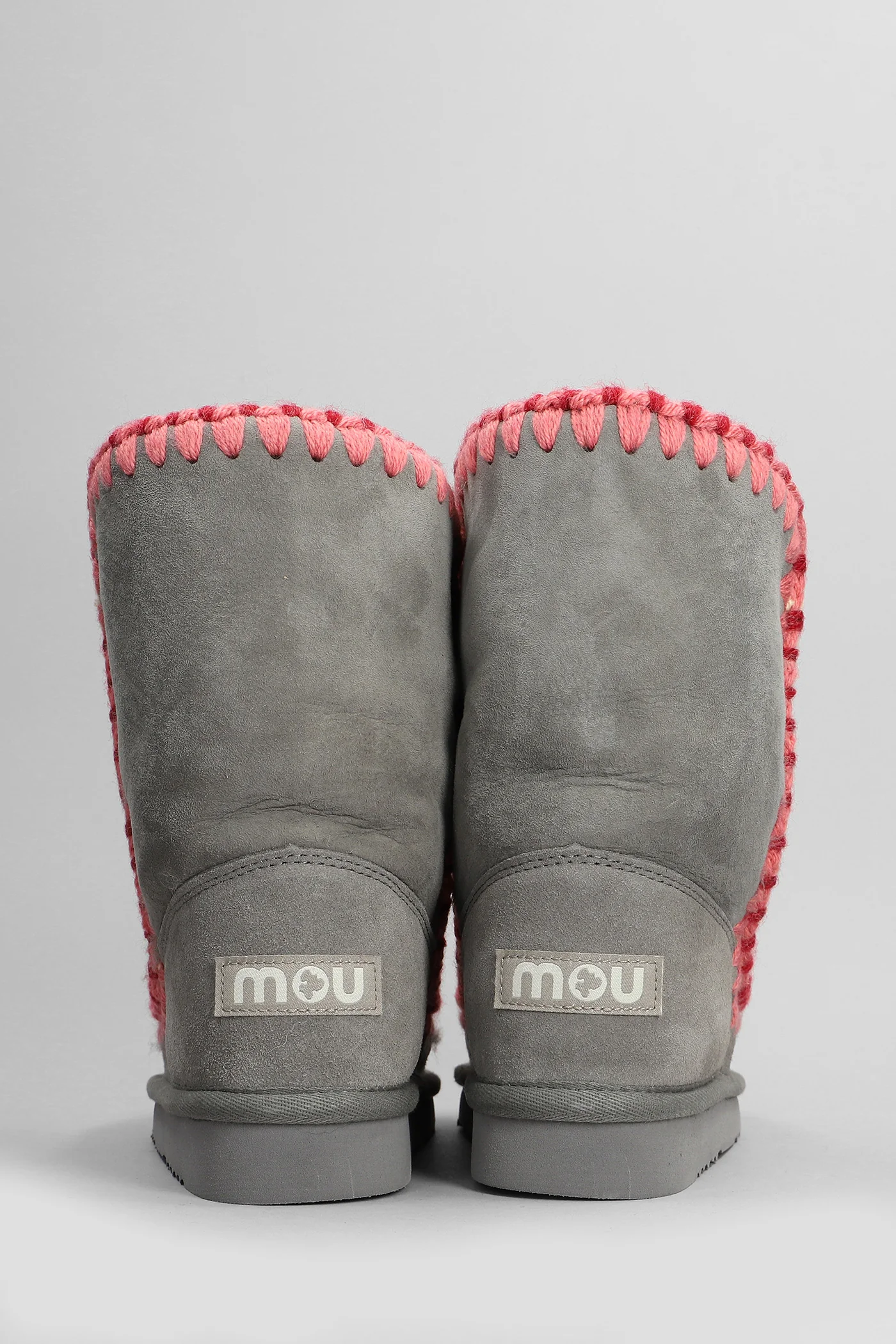 Eskimo low heels Ankle boots in grey suede - Image 4