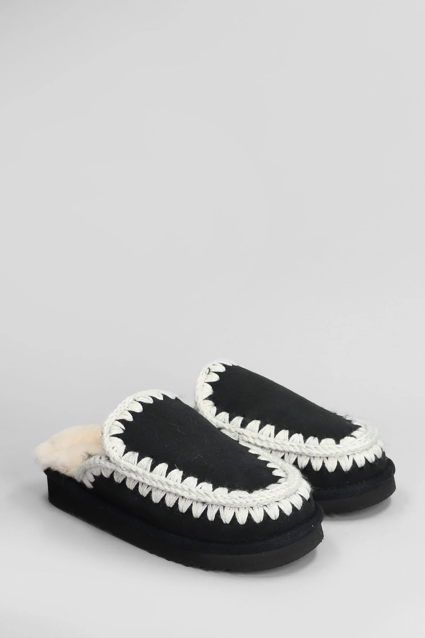 Eskimo slipper Slipper-Mule in black suede - Image 2