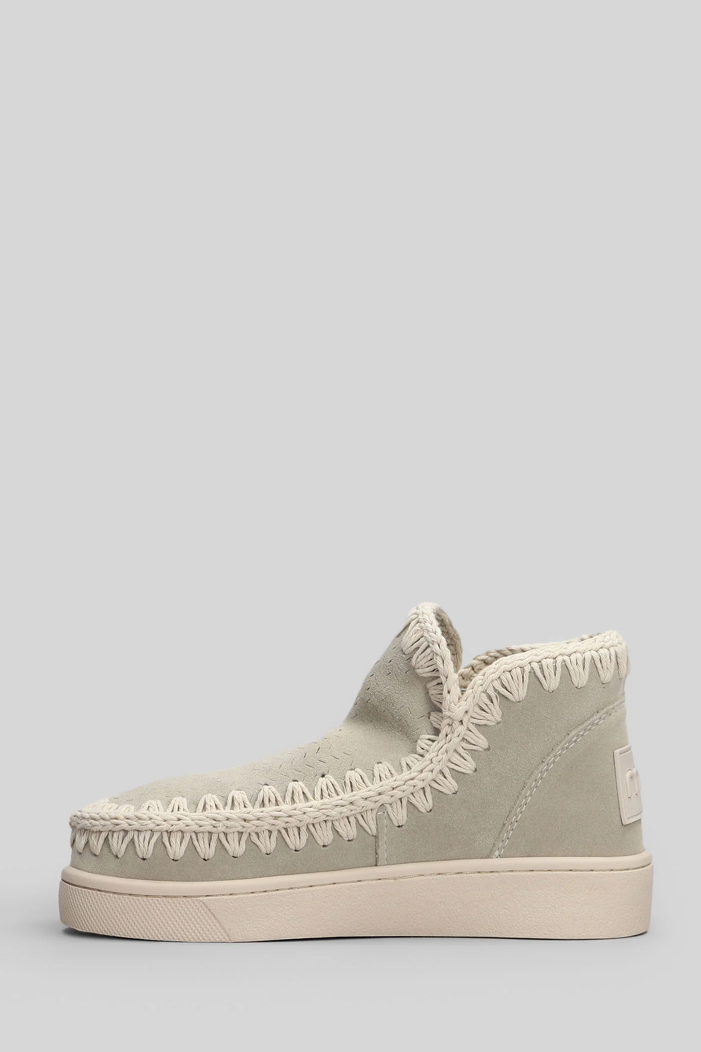 Eskimo Sneaker low heels Ankle boots in beige suede - Image 3