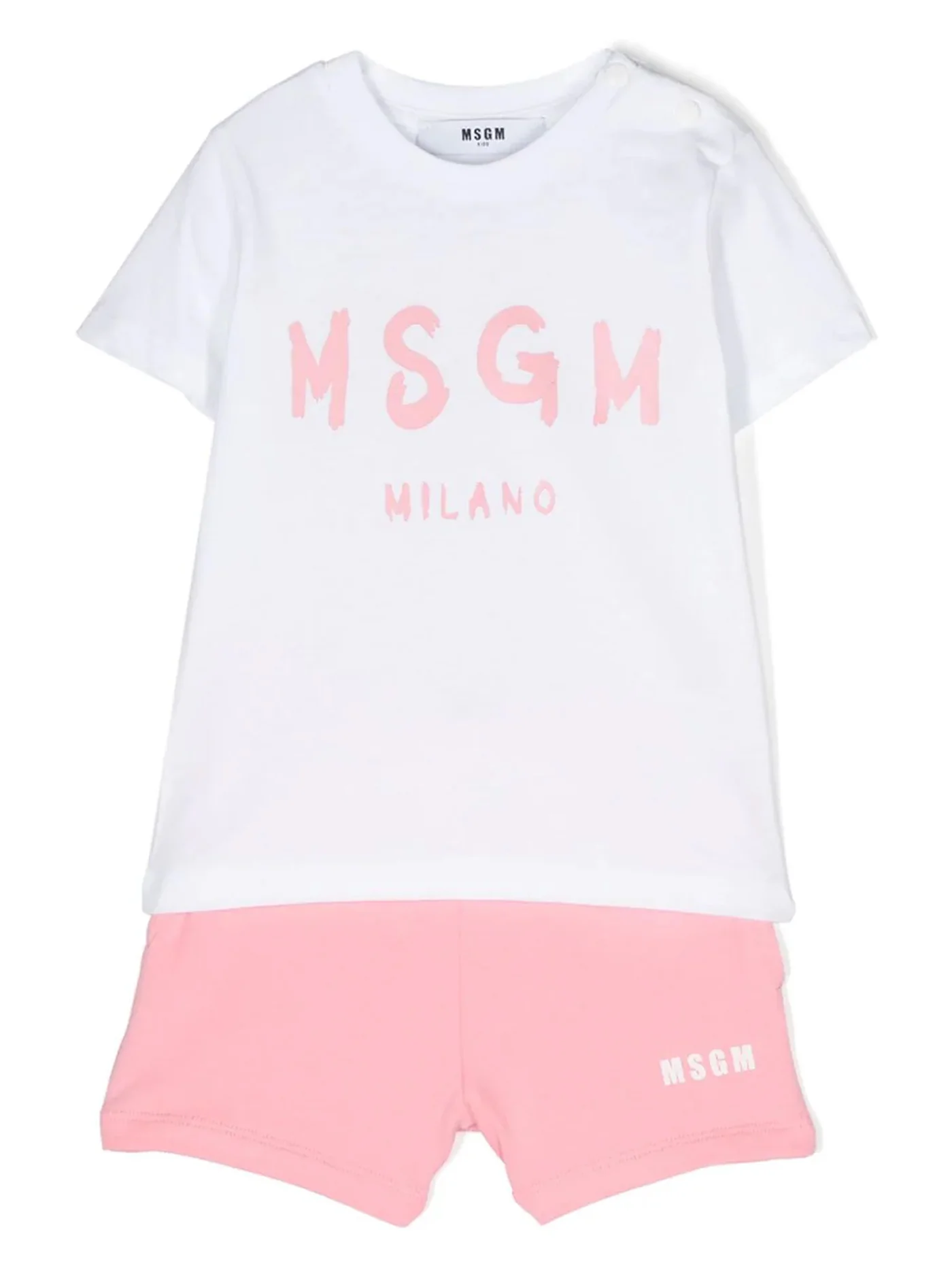 Jumpsuit in white cotton