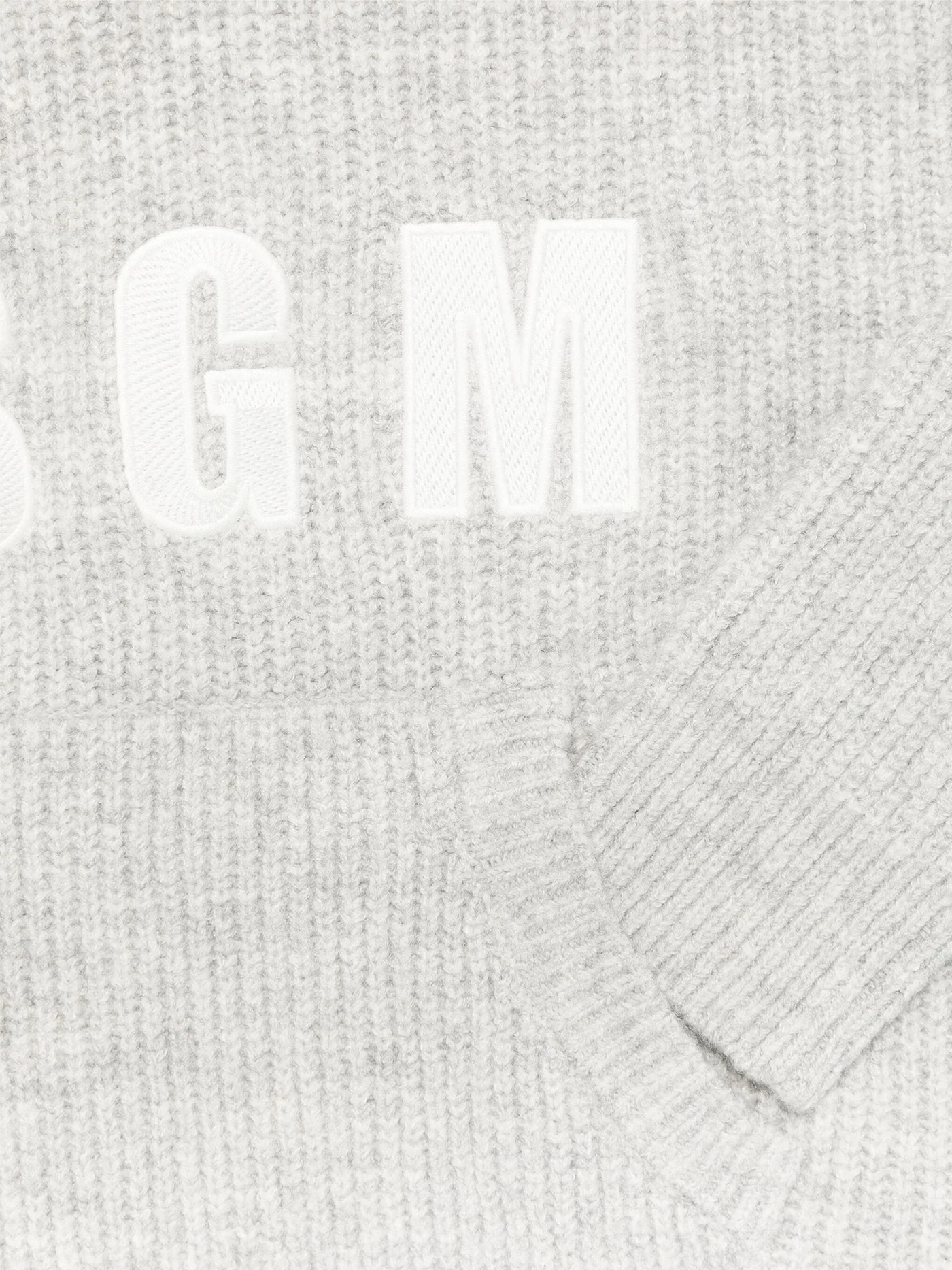 Knitwear in grey polyester - Image 3