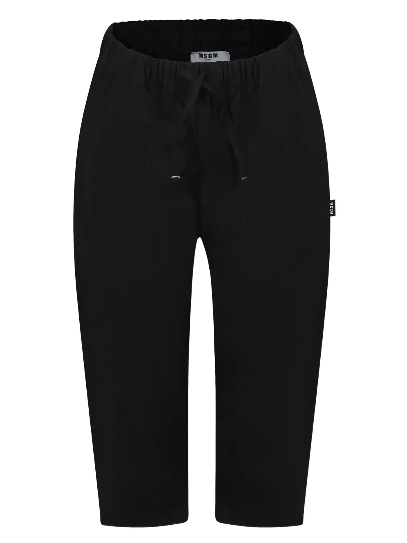 Pants in black cotton