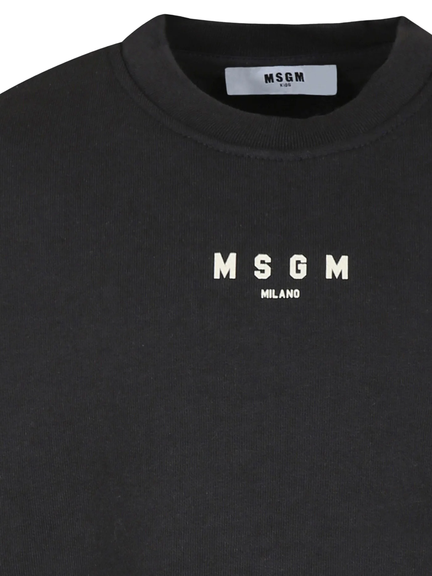 Sweatshirt in black cotton - Image 3