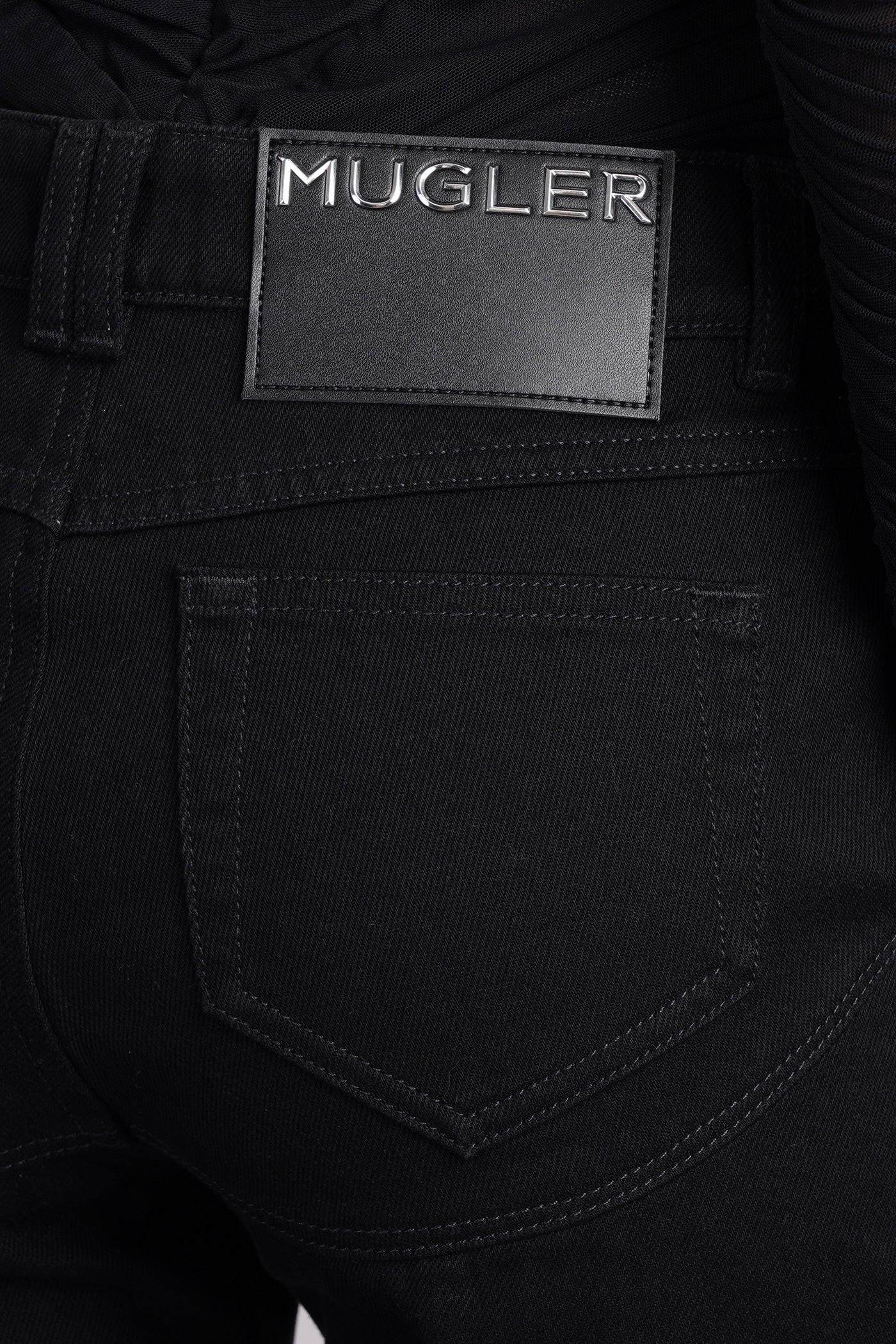 Jeans in black cotton - Image 5
