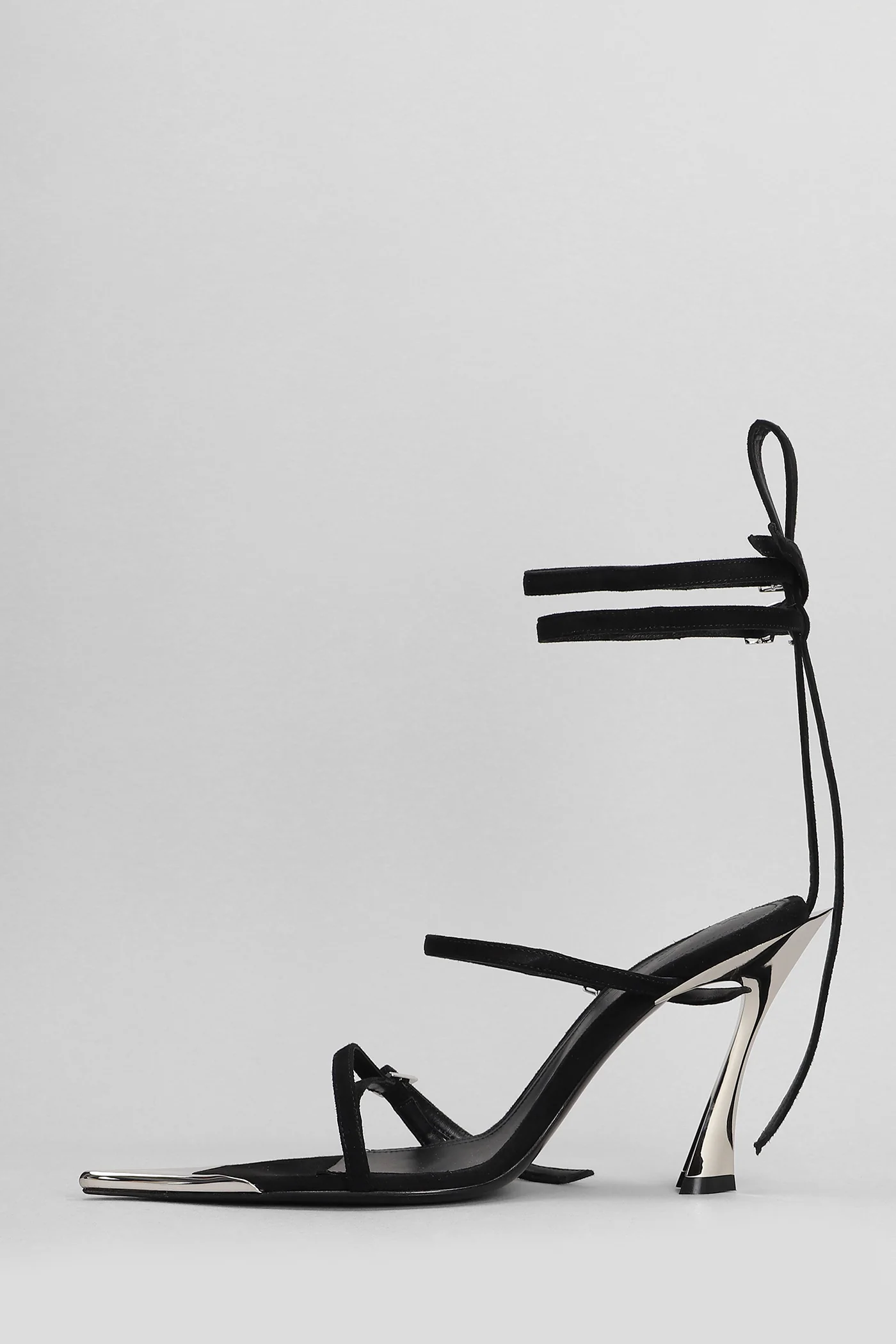 Sandals in black suede - Image 3