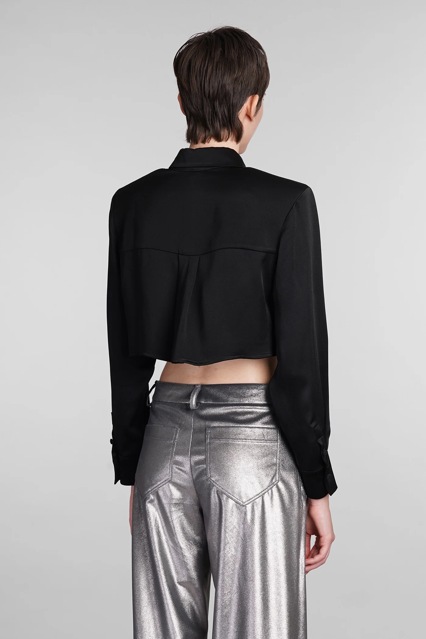 Bayard Shirt in black acetate - Image 3