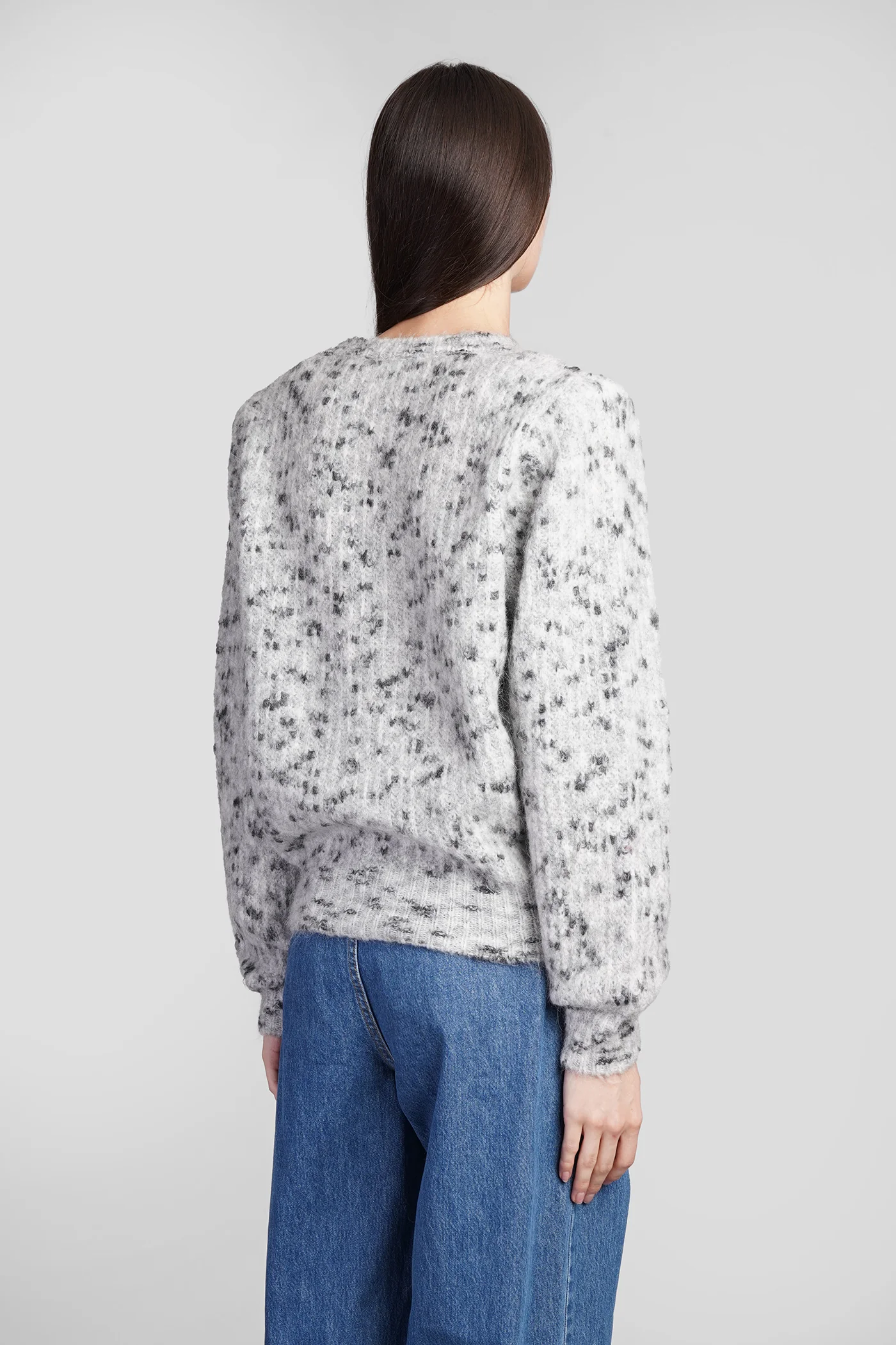 Jalil Knitwear in grey acrylic - Image 3