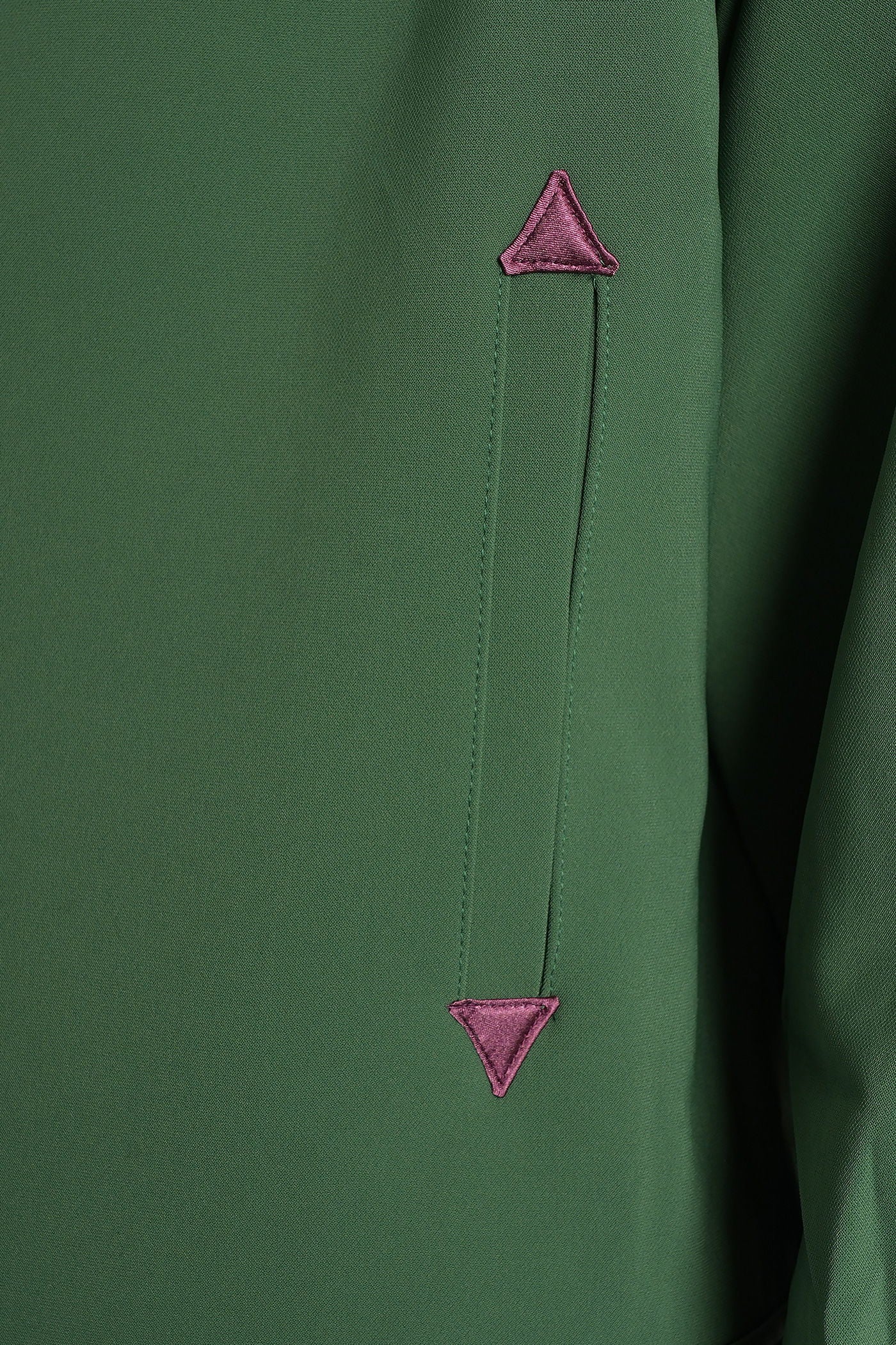 Casual jacket in green polyester - Image 5