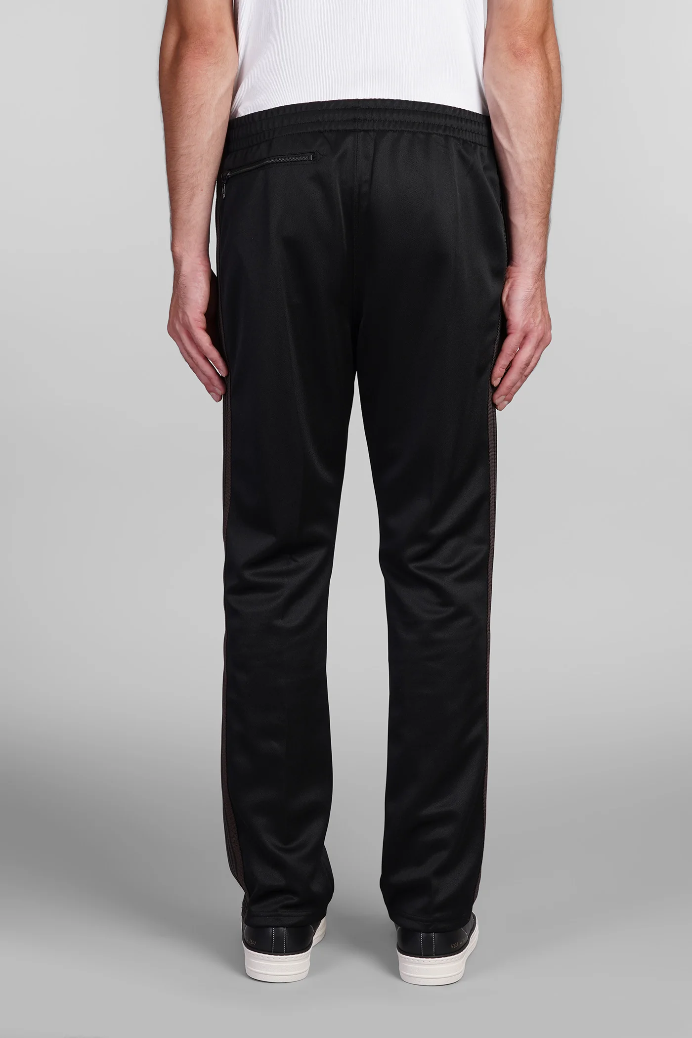 Pants in black polyester - Image 3