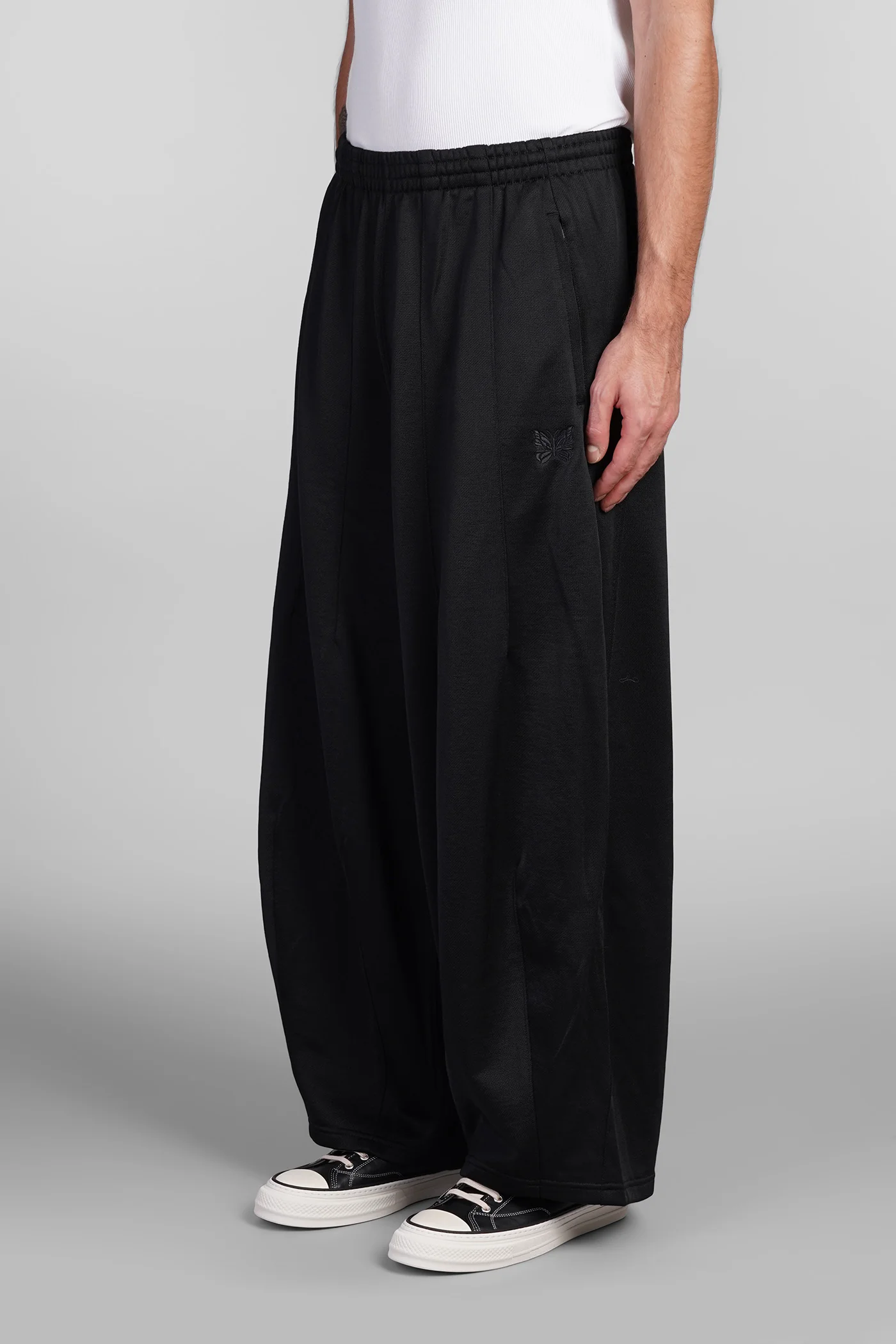 Pants in black polyester - Image 4