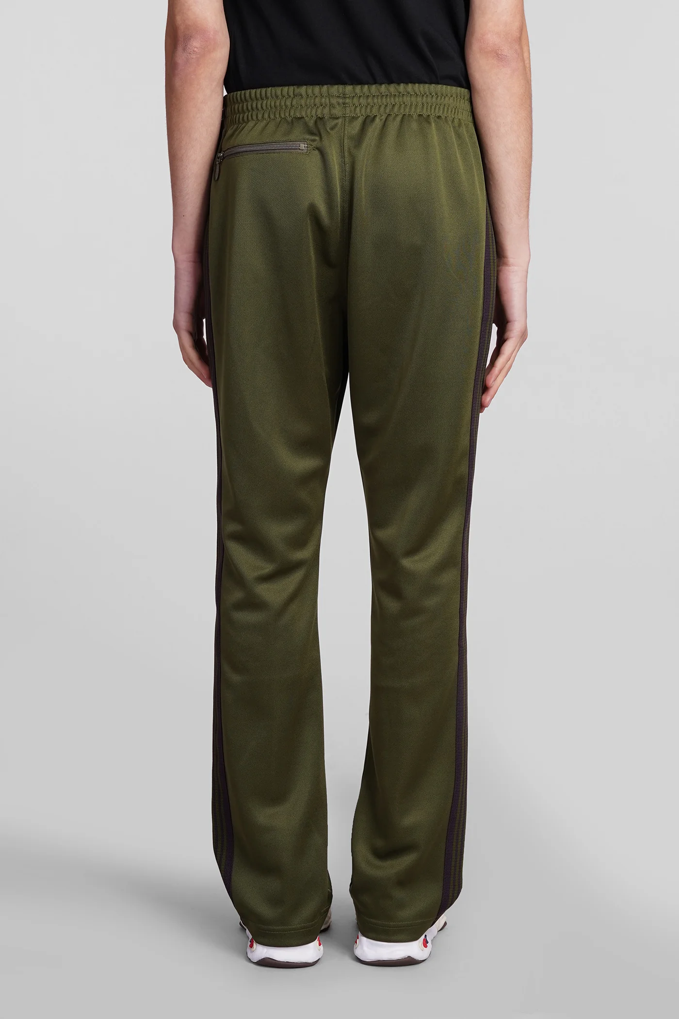 Pants in green polyester - Image 3