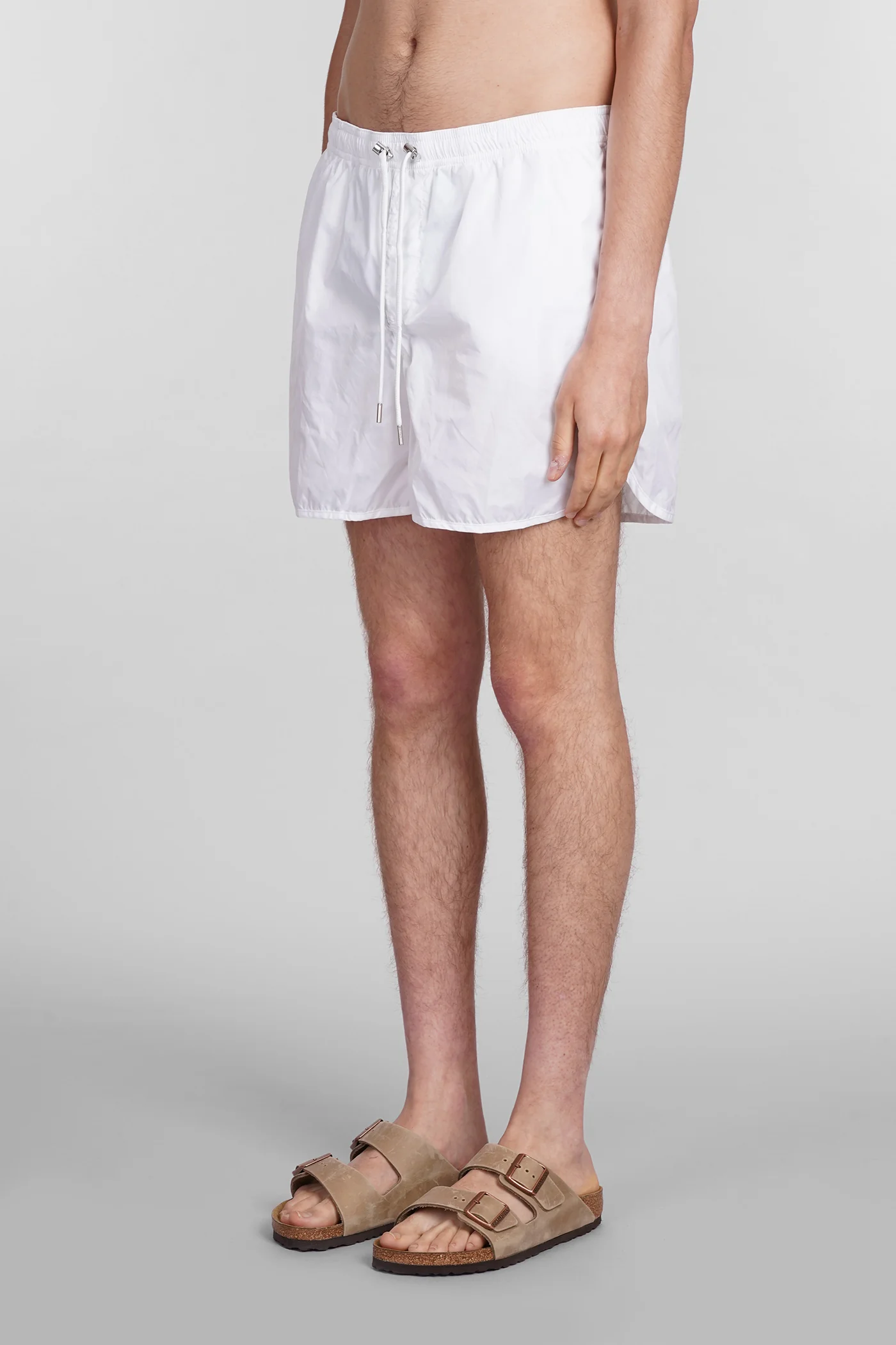 Beachwear in white polyester - Image 3