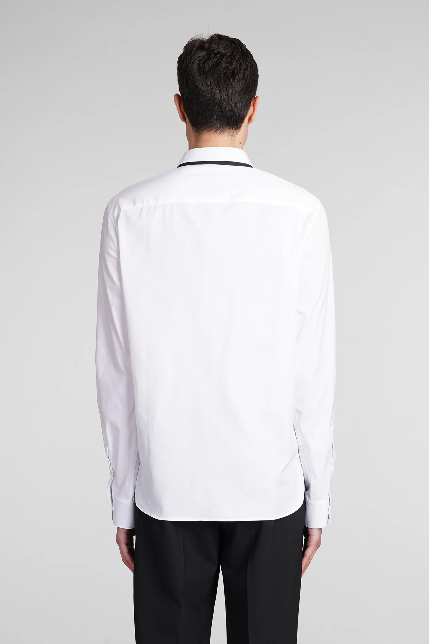 Shirt in white cotton - Image 3