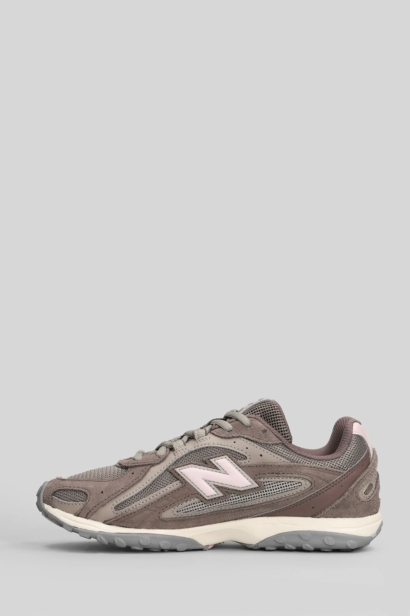 204L Sneakers in brown Suede and fabric - Image 3