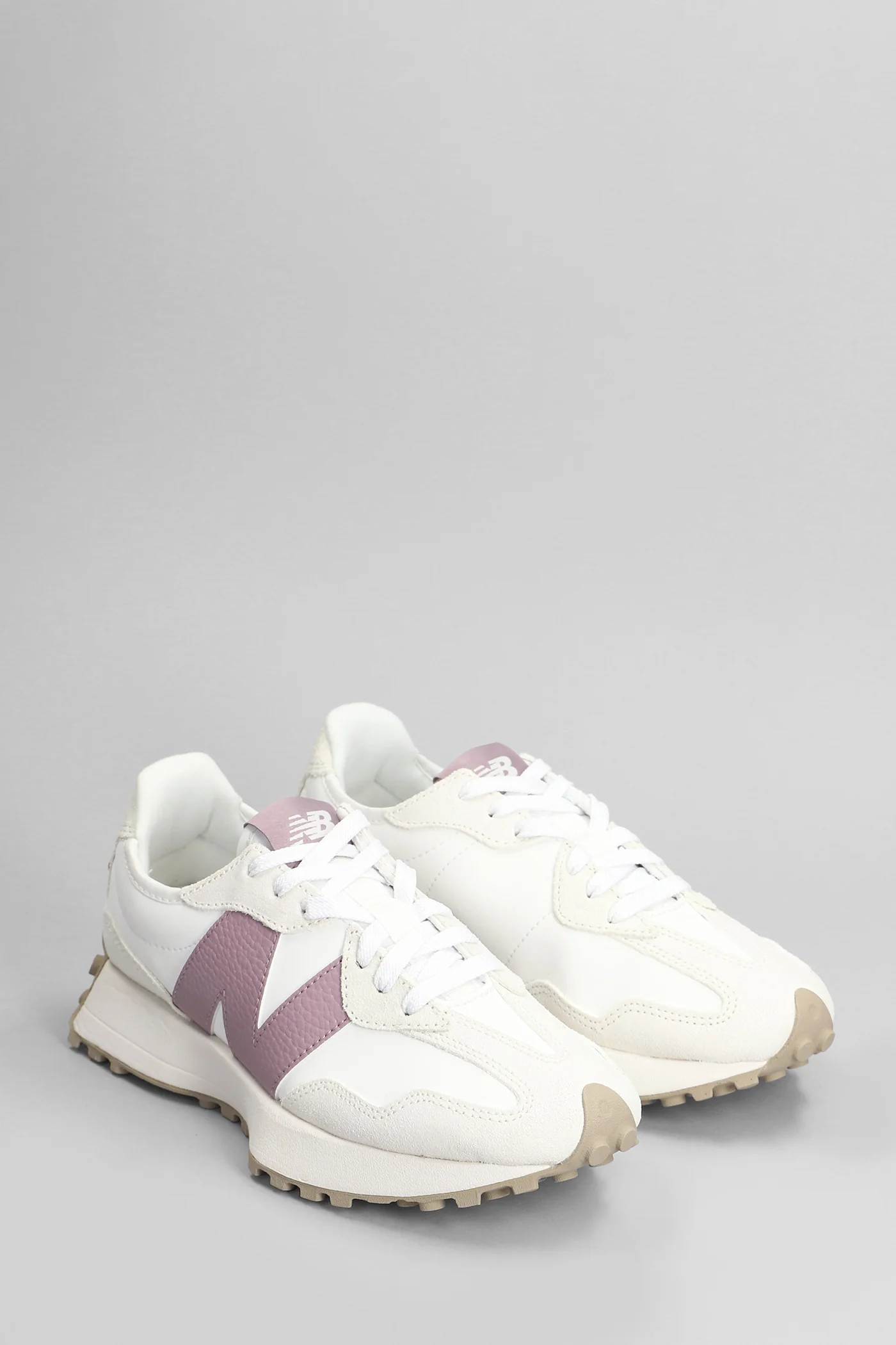 327 Sneakers in white Suede and fabric - Image 2