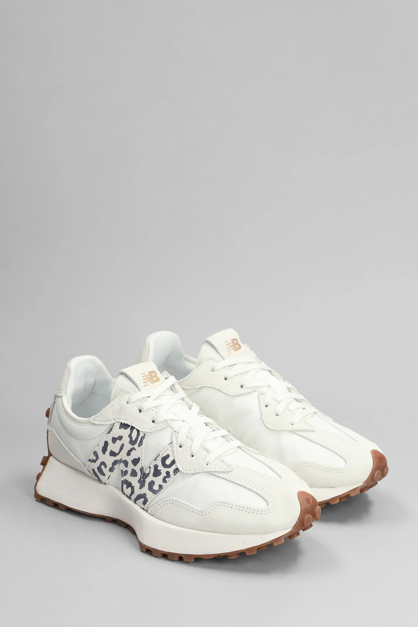 327 Sneakers in white Suede and fabric - Image 2
