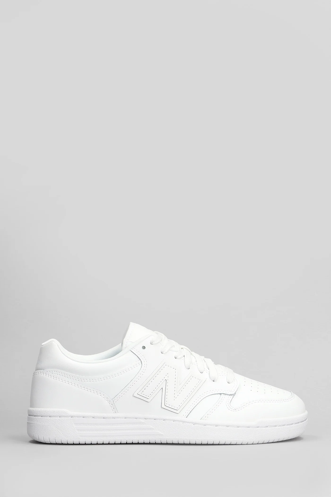 480 Sneakers in white leather