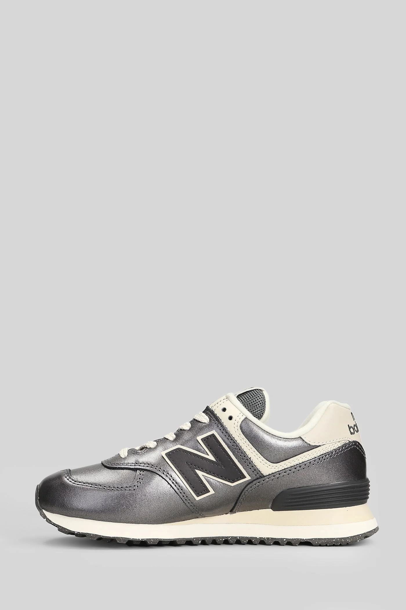 574 Sneakers in black leather - Image 3