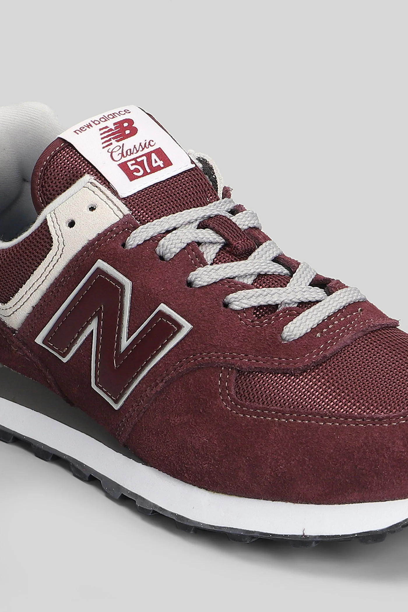 574 Sneakers in bordeaux Suede and fabric - Image 10