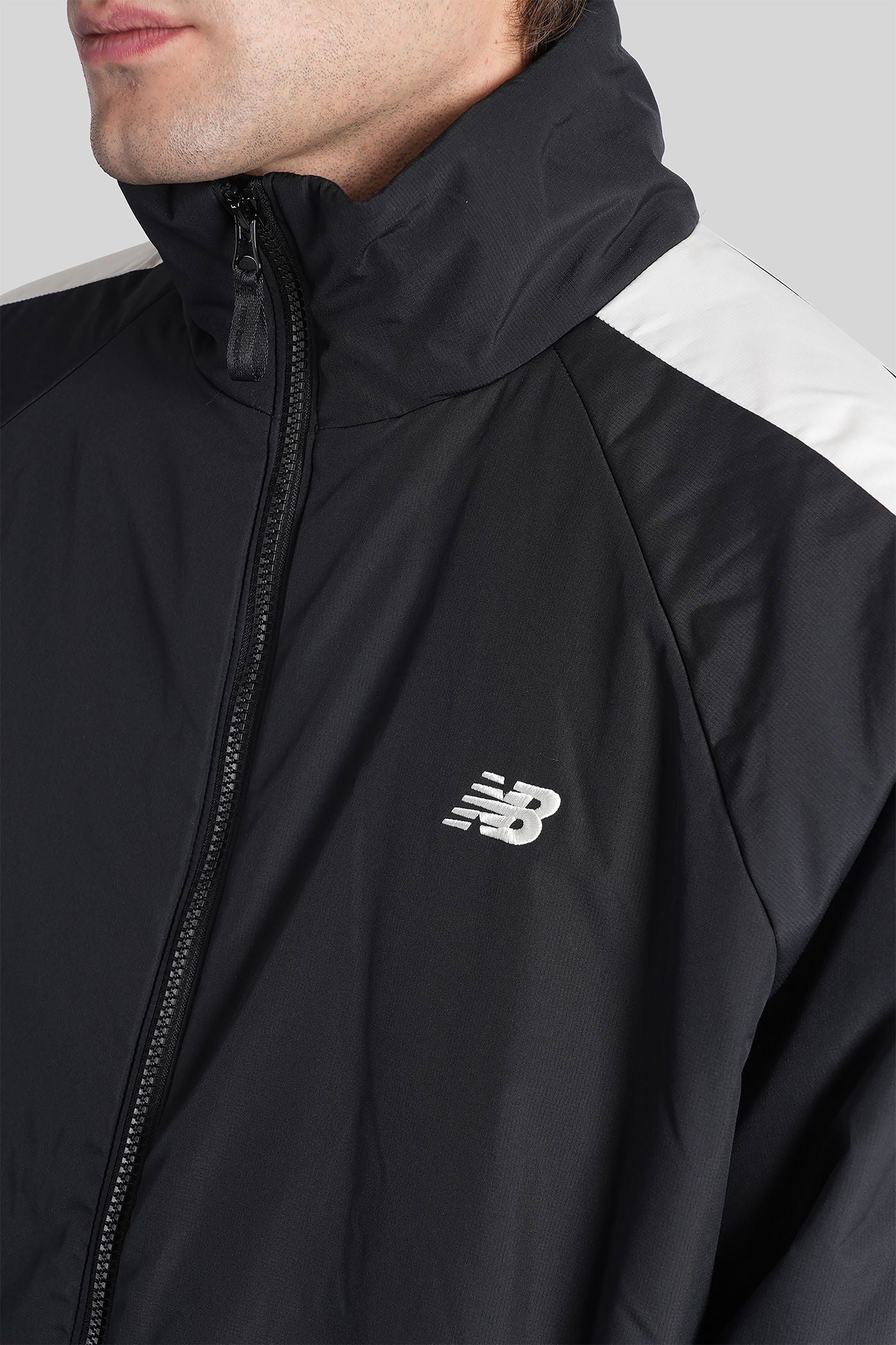 Casual jacket in black polyester - Image 5