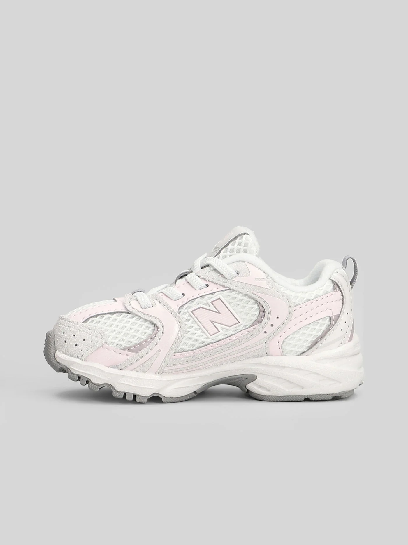 530 Sneakers in white leather and fabric - Image 3