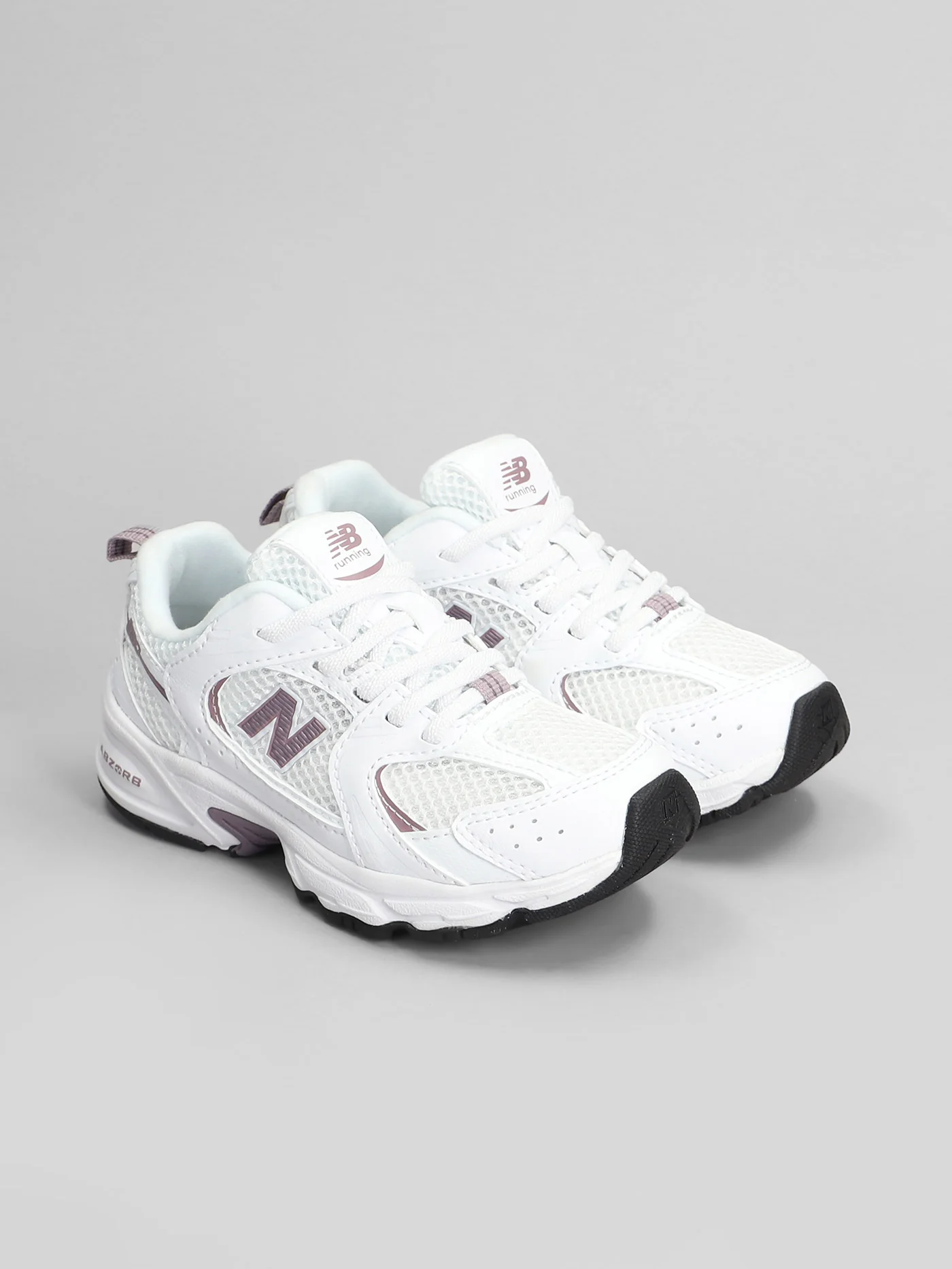 530 Sneakers in white leather and fabric - Image 2