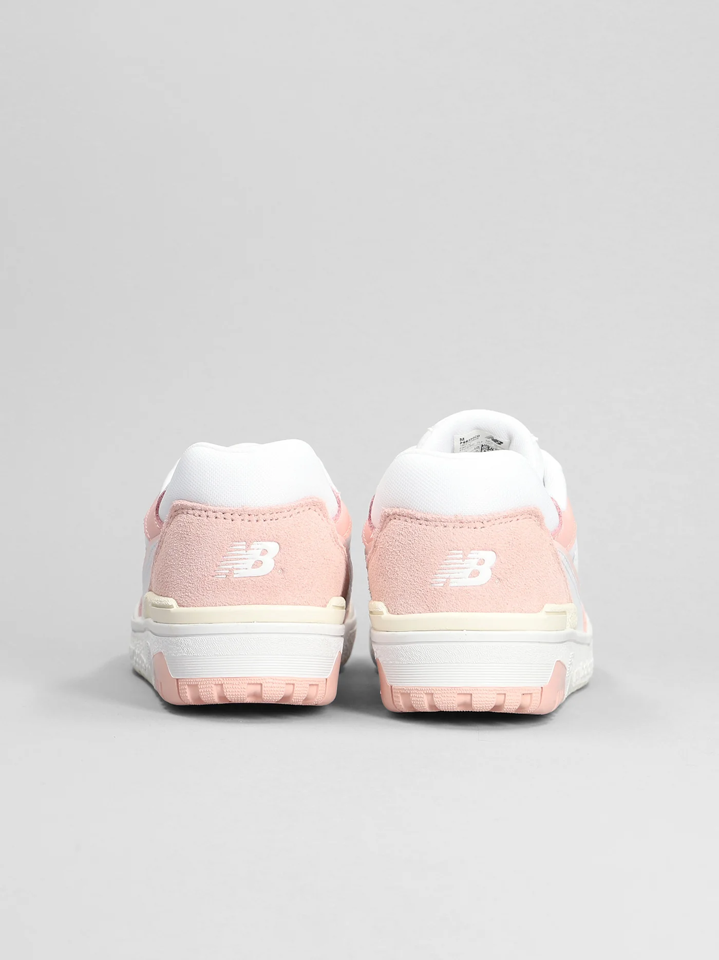 550 Sneakers in white leather and fabric - Image 4
