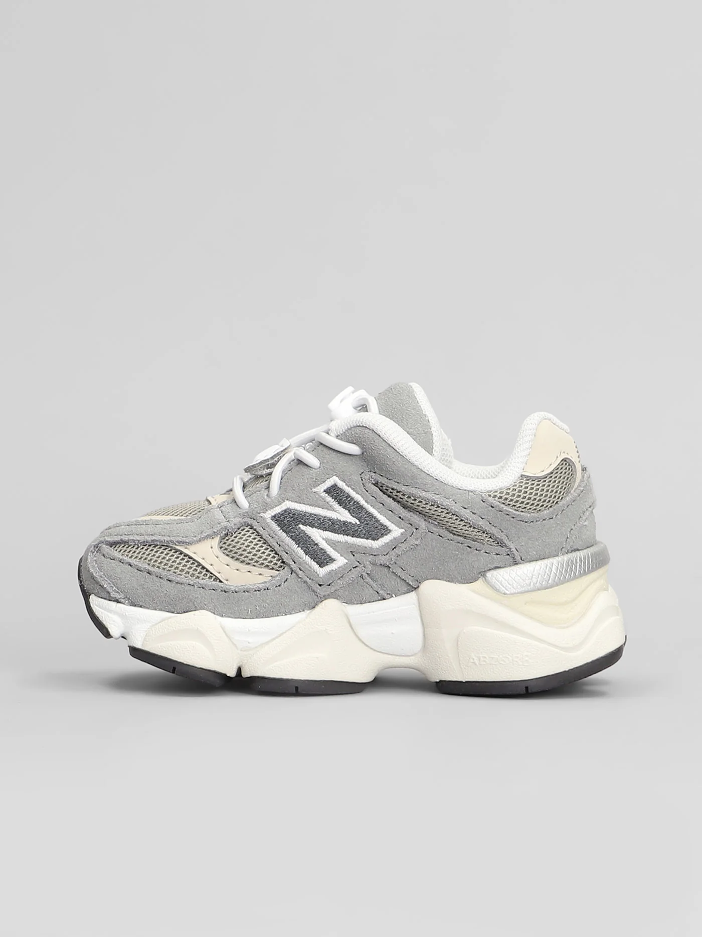9060 Sneakers in grey Suede and fabric - Image 3
