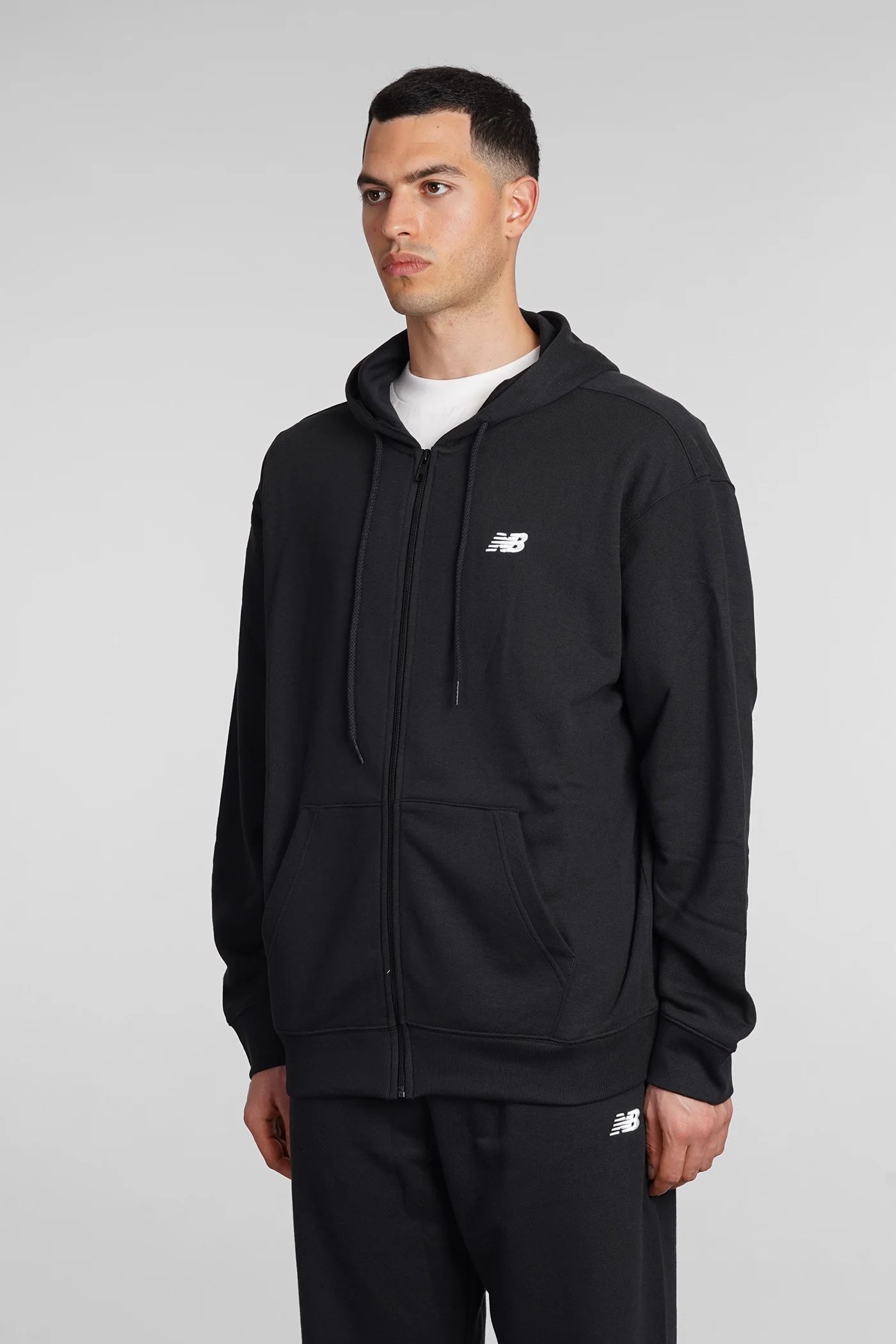 Sweatshirt in black cotton - Image 4