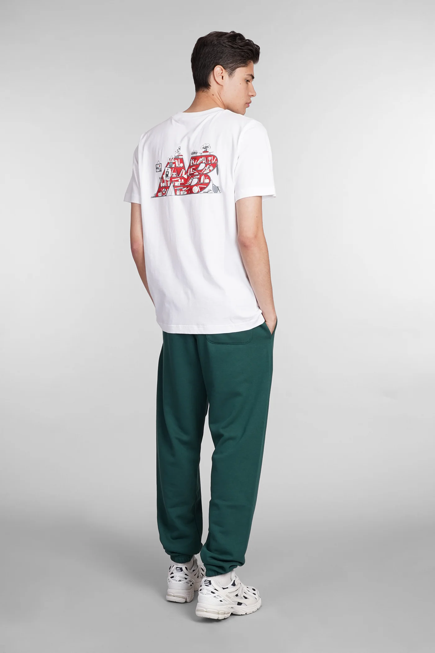 T-Shirt in white cotton - Image 2