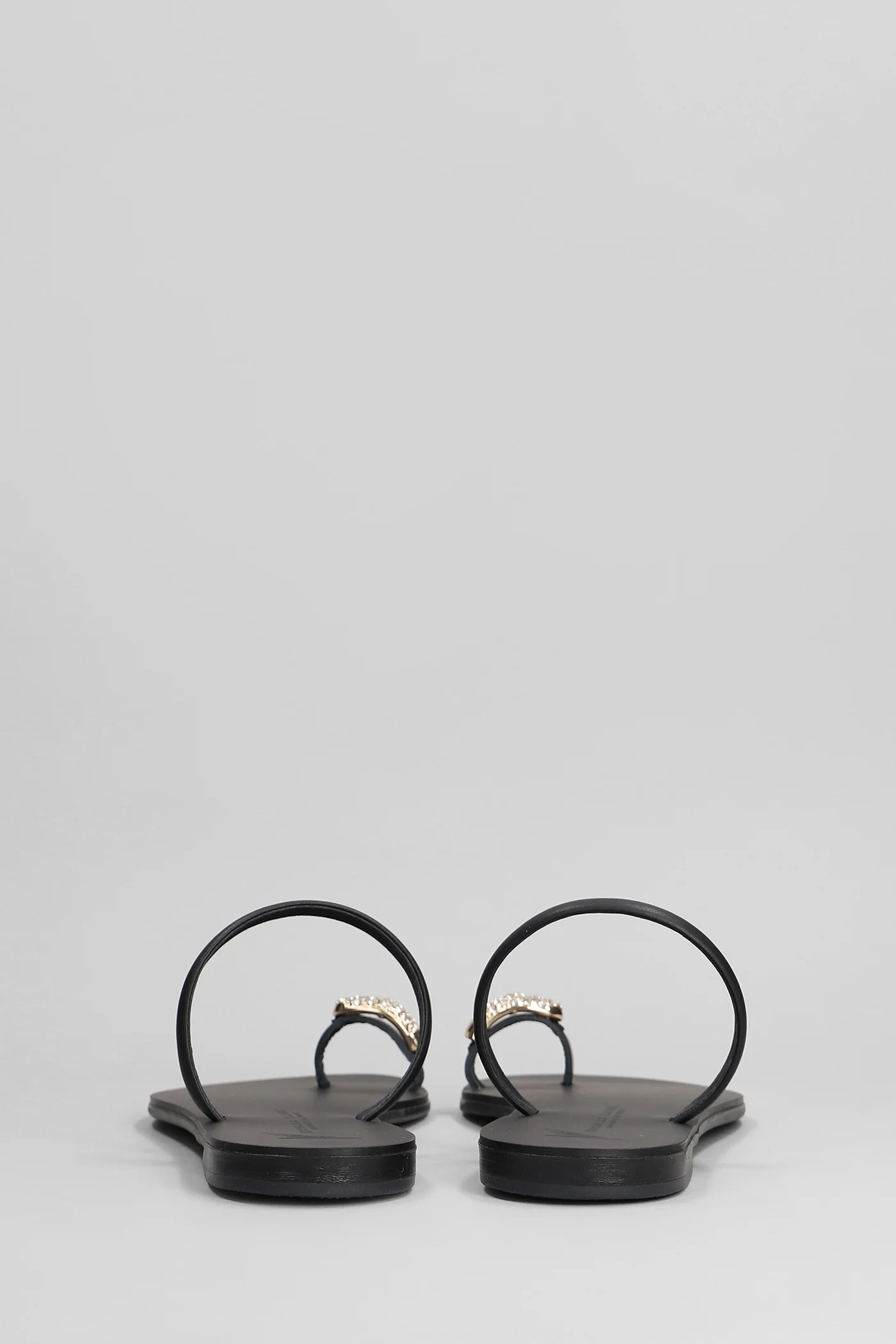 Flats in black leather - Image 4