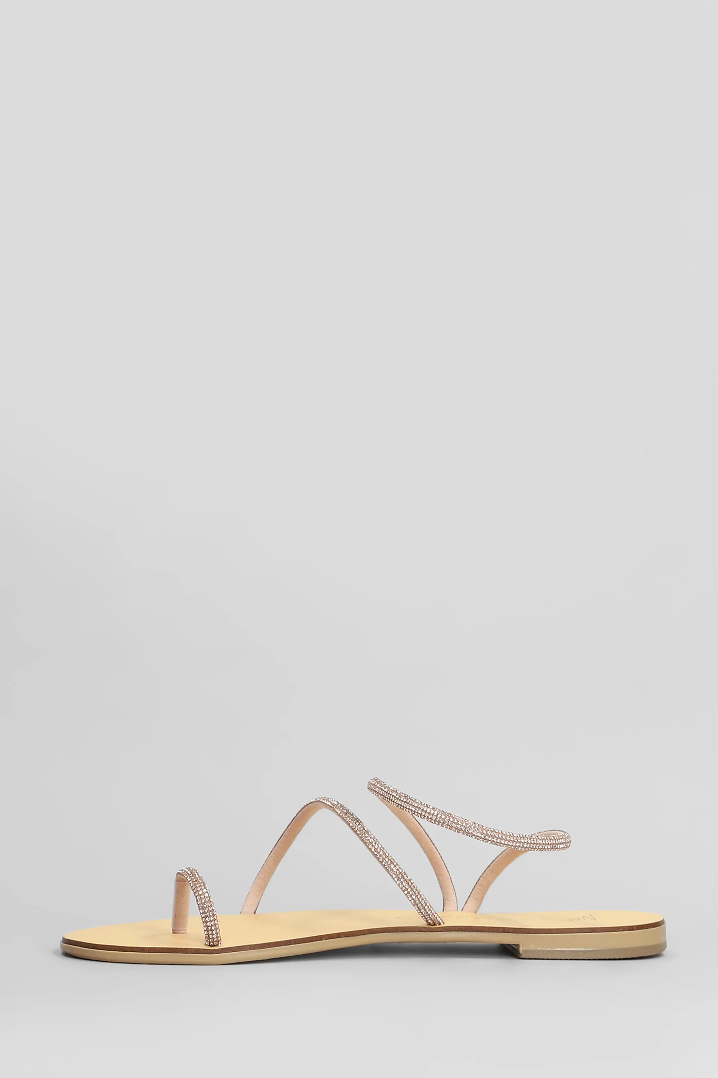 Flats in rose-pink leather - Image 3