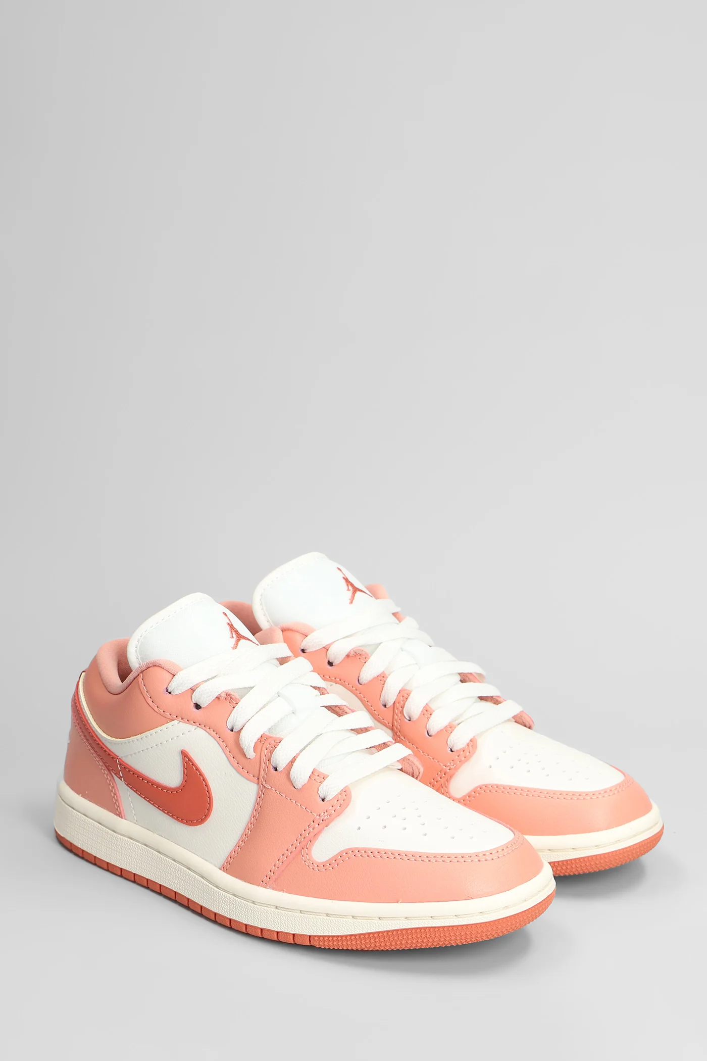 Air Jordan 1 Low Sneakers in white leather - Image 2