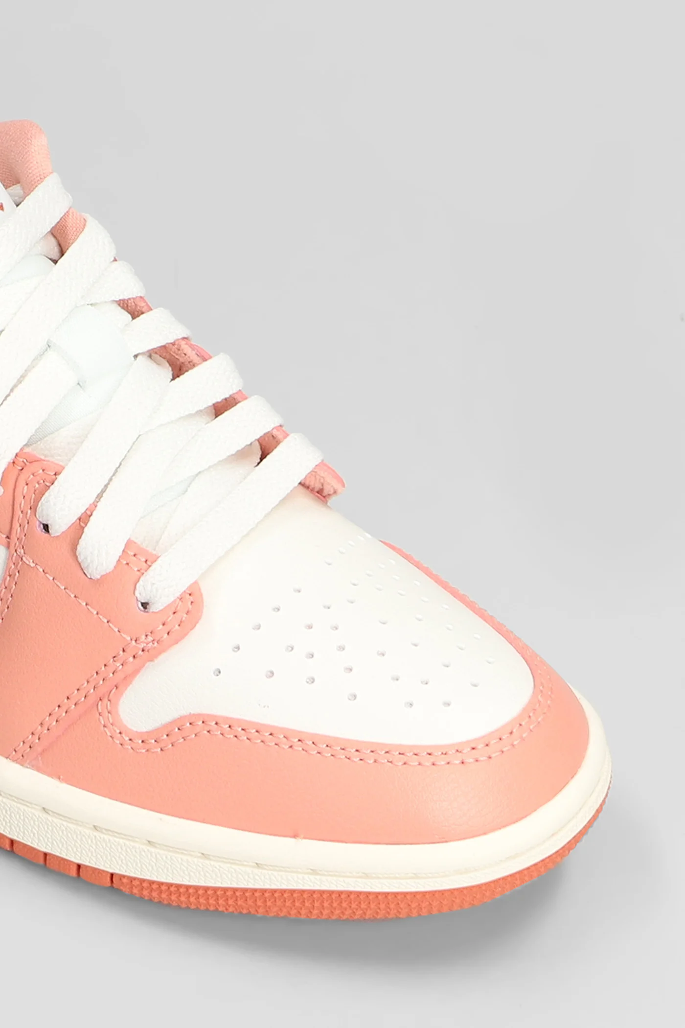 Air Jordan 1 Low Sneakers in white leather - Image 5