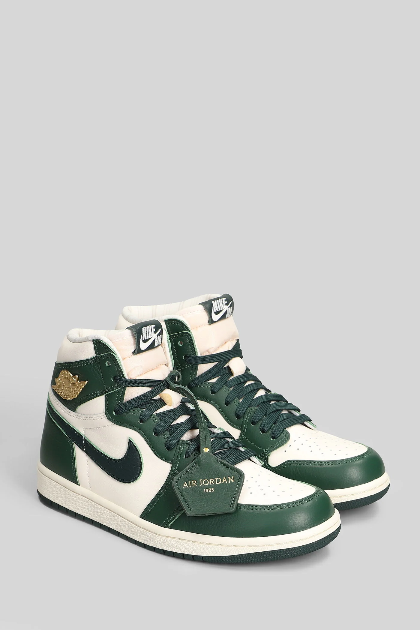 Air Jordan 1 Retro Sneakers in white leather - Image 2