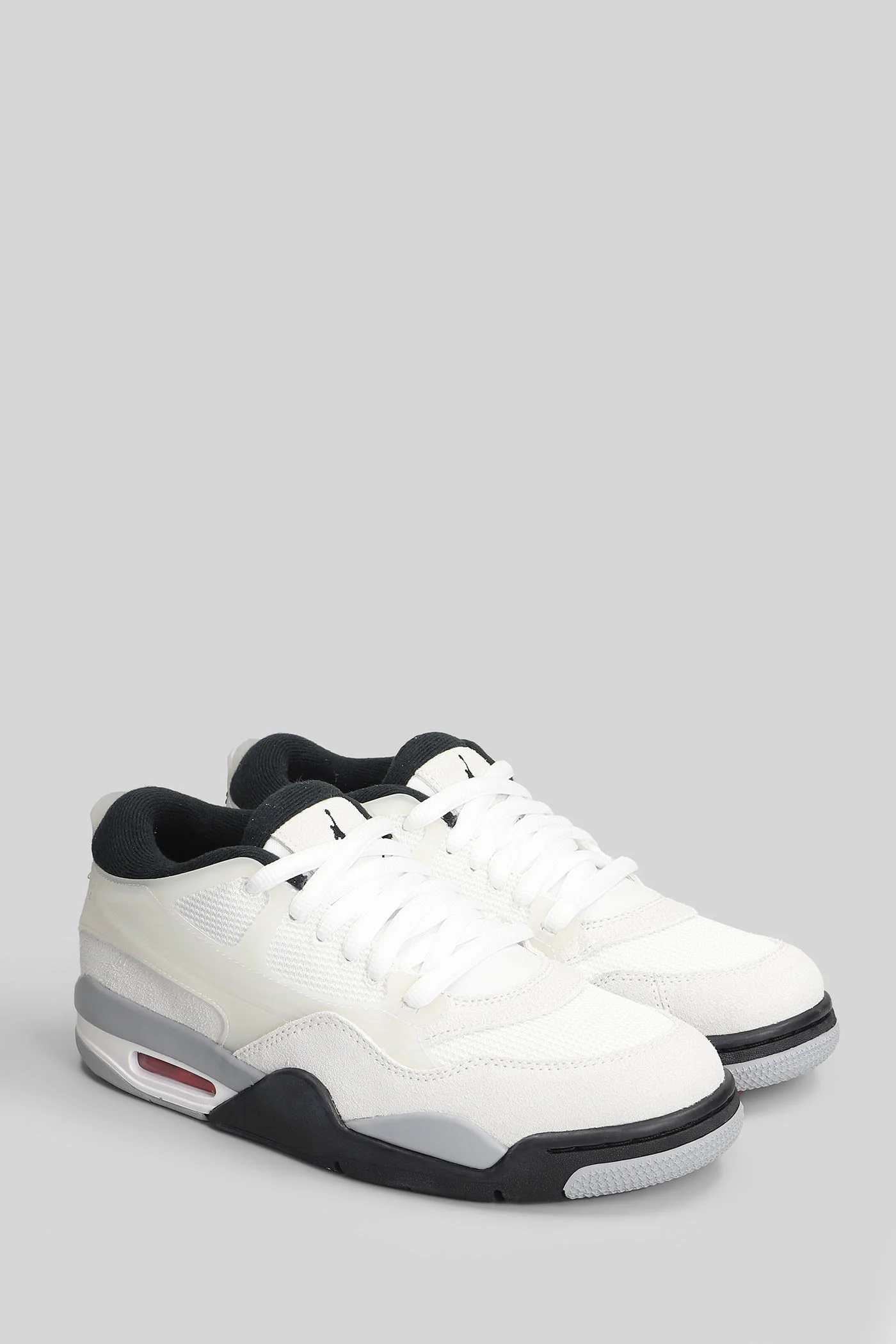 Air jordan 4 rm Sneakers in white suede and leather - Image 12